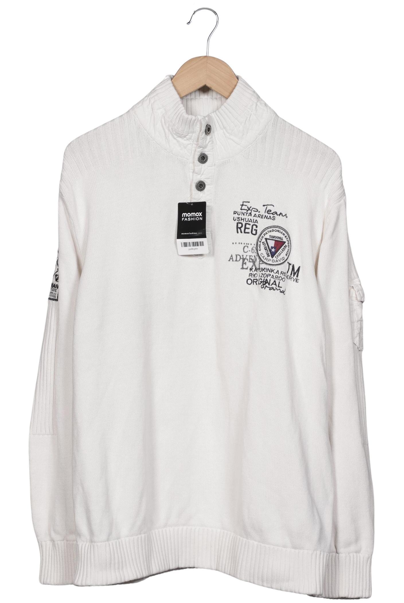 

Camp David Herren Pullover, weiß, Gr. 58