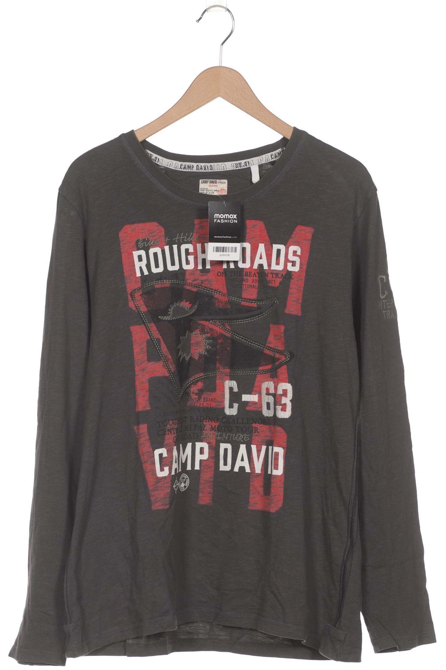 

Camp David Herren Langarmshirt, grau, Gr. 54