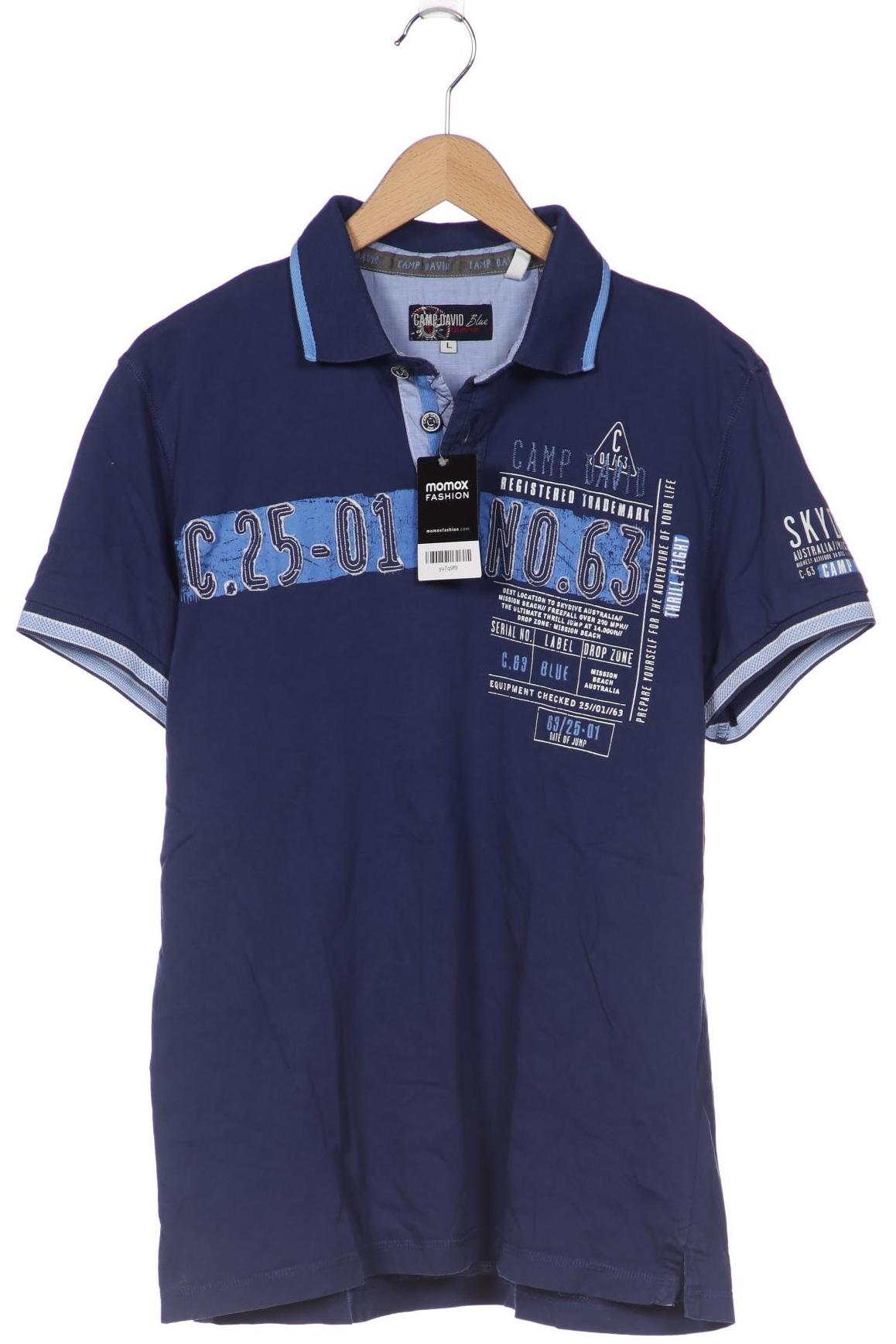 

Camp David Herren Poloshirt, blau, Gr. 52