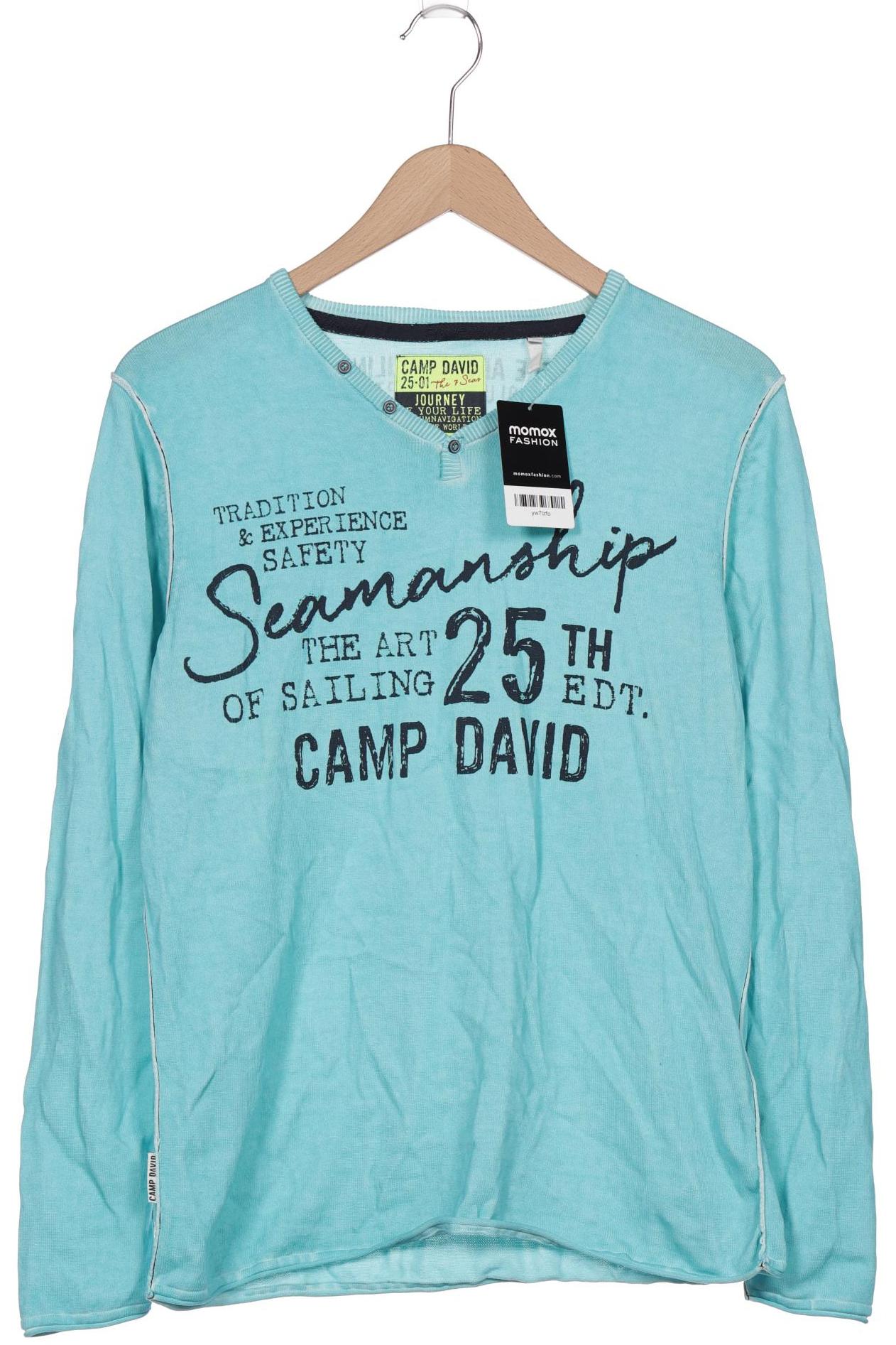 

Camp David Herren Pullover, türkis