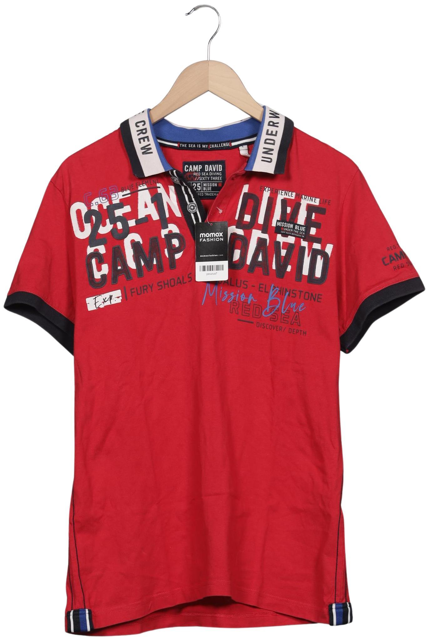 

Camp David Herren Poloshirt, rot, Gr. 52