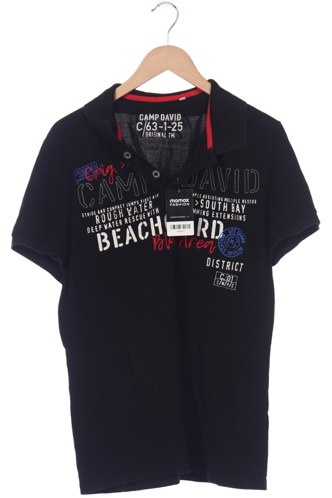 

Camp David Herren Poloshirt, schwarz, Gr. 52