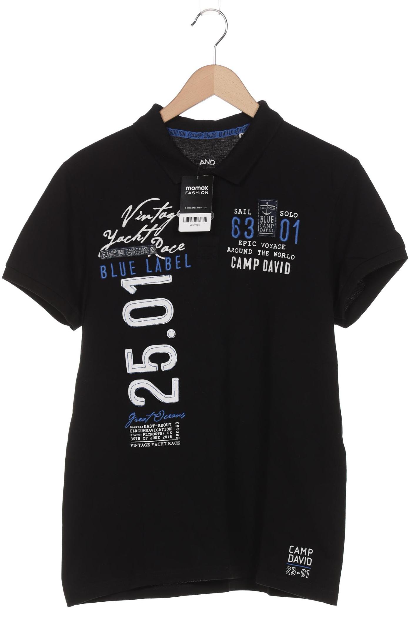 

Camp David Herren Poloshirt, schwarz, Gr. 48