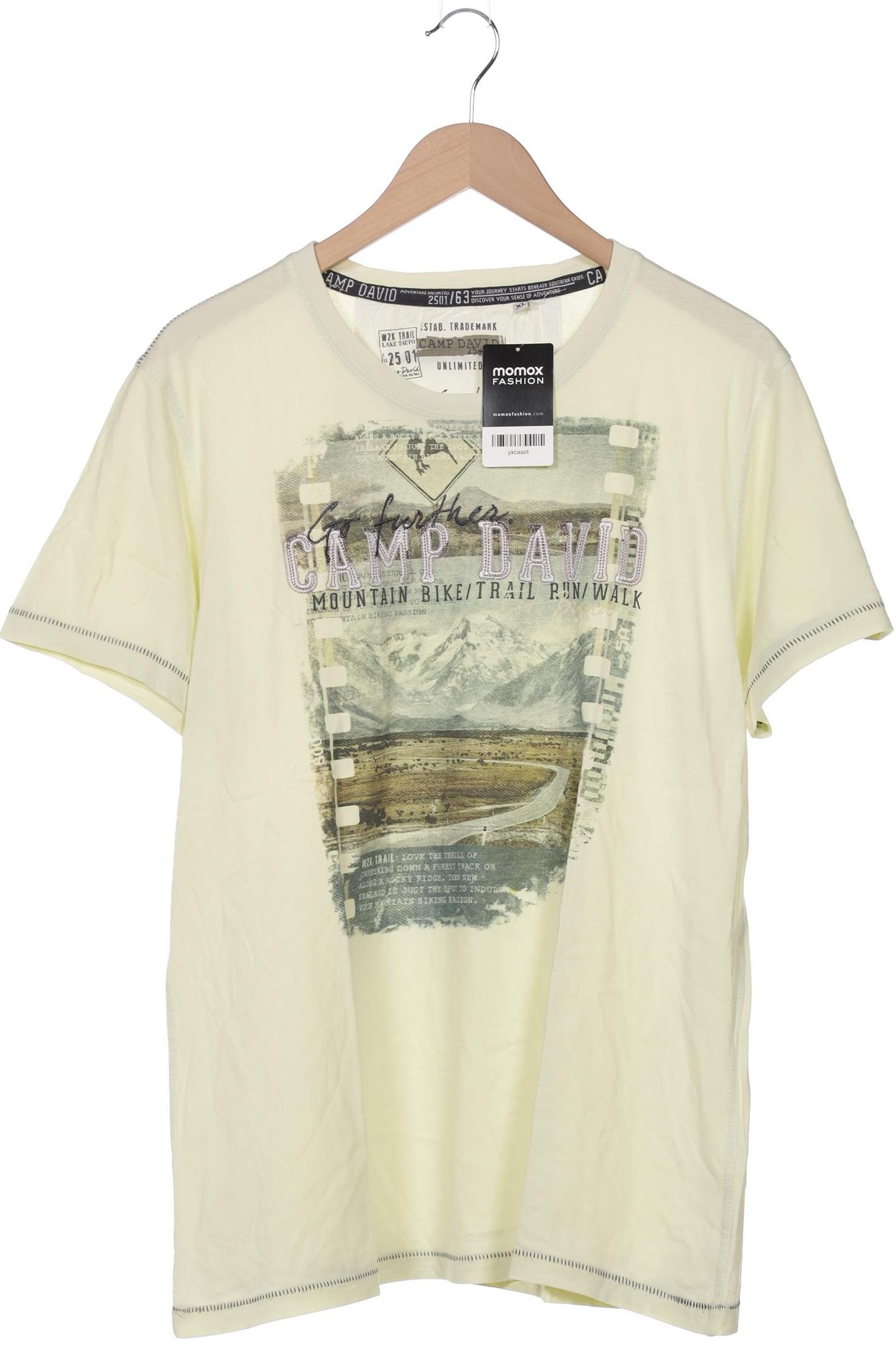 

Camp David Herren T-Shirt, cremeweiß, Gr. 54