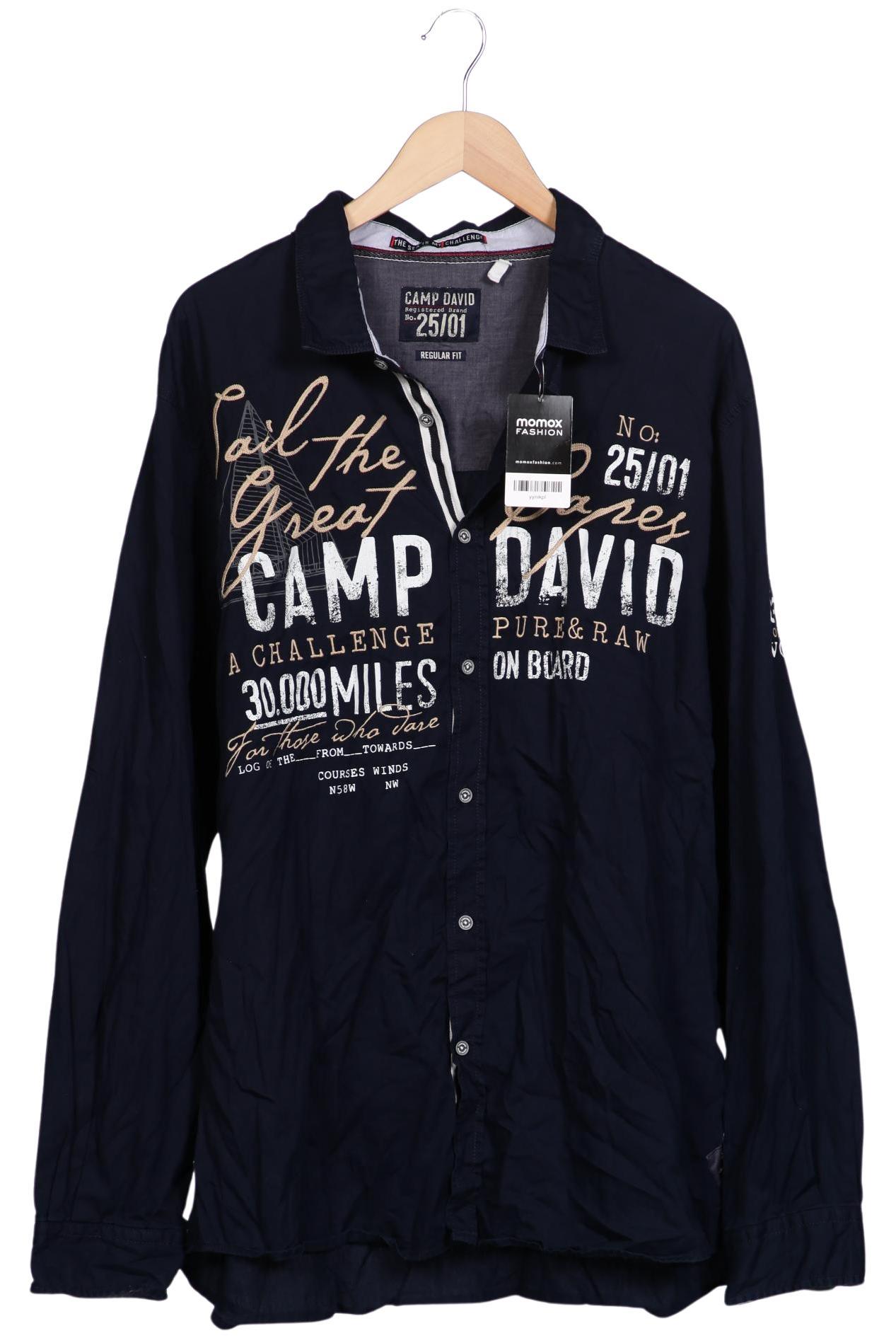 

Camp David Herren Hemd, marineblau, Gr. 58