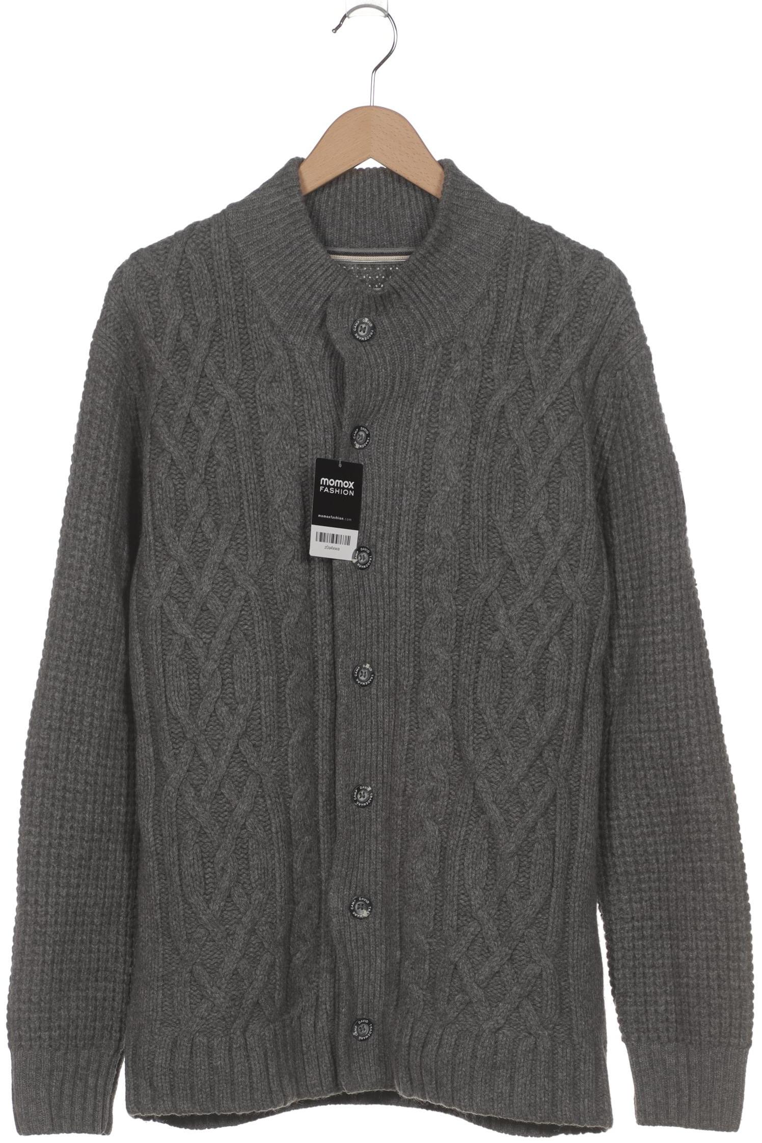 

Camp David Herren Strickjacke, grau, Gr. 56