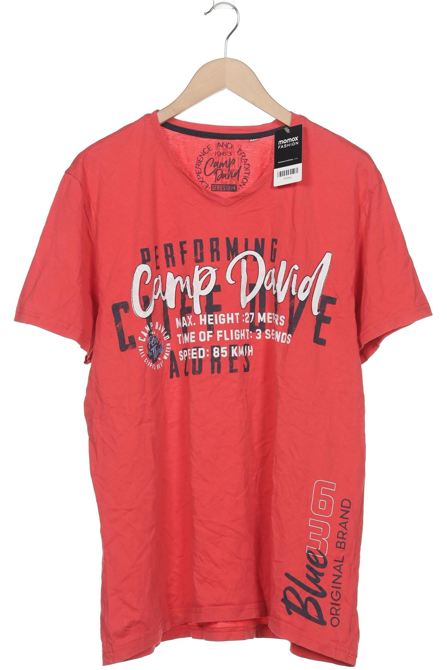 

Camp David Herren T-Shirt, rot, Gr. 56