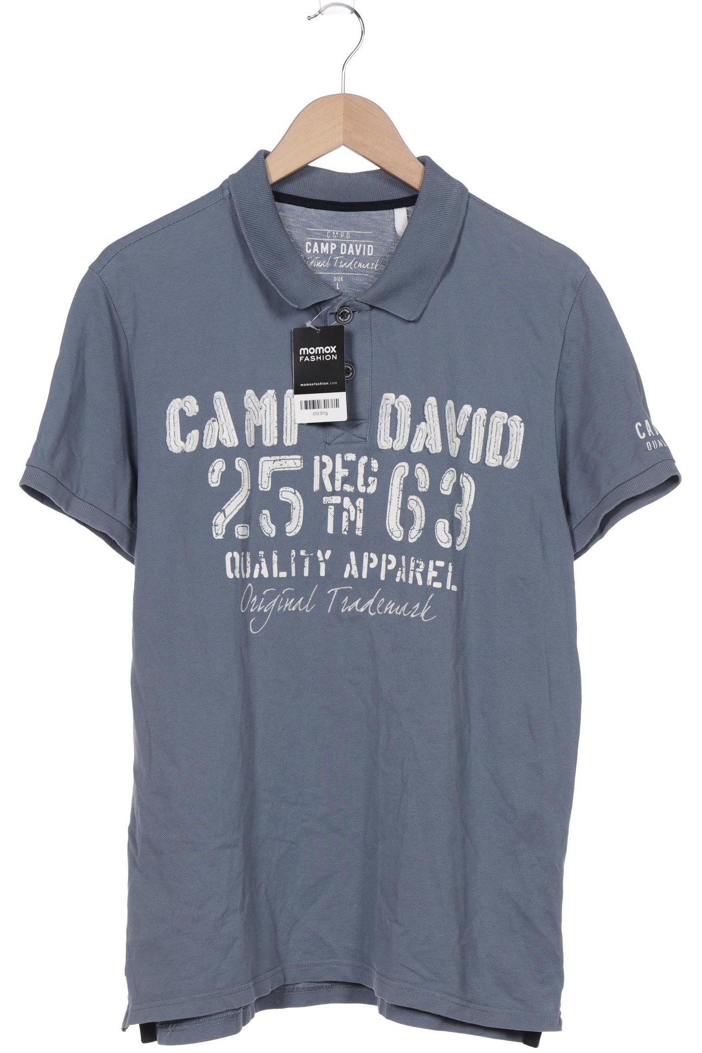 

Camp David Herren Poloshirt, hellblau