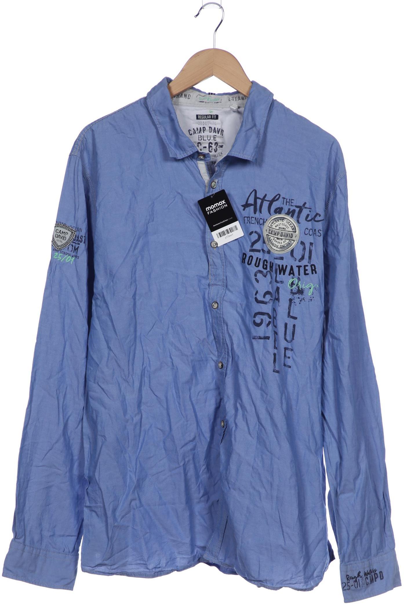 

Camp David Herren Hemd, blau, Gr. 58