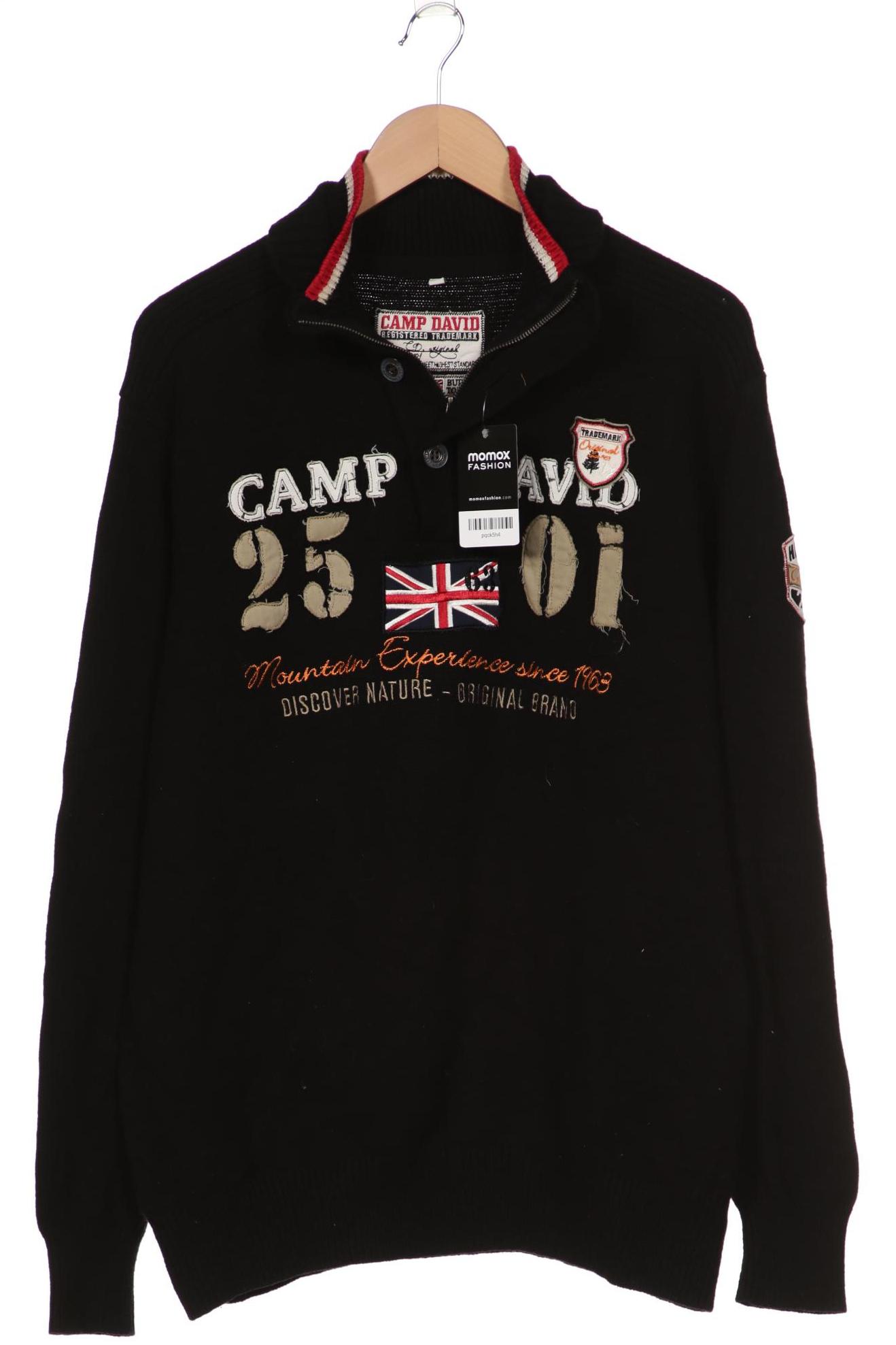 

Camp David Herren Pullover, schwarz