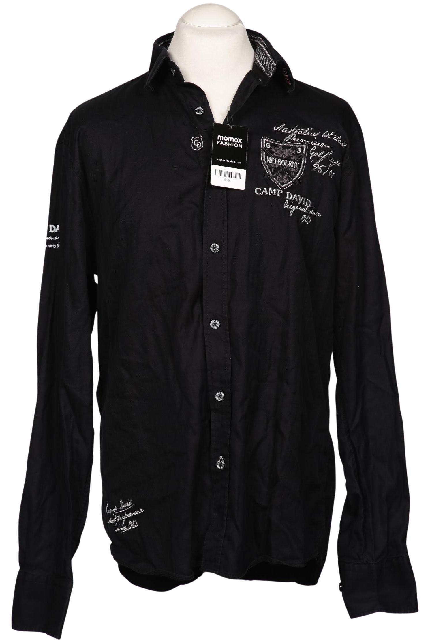 

Camp David Herren Hemd, schwarz, Gr. 54