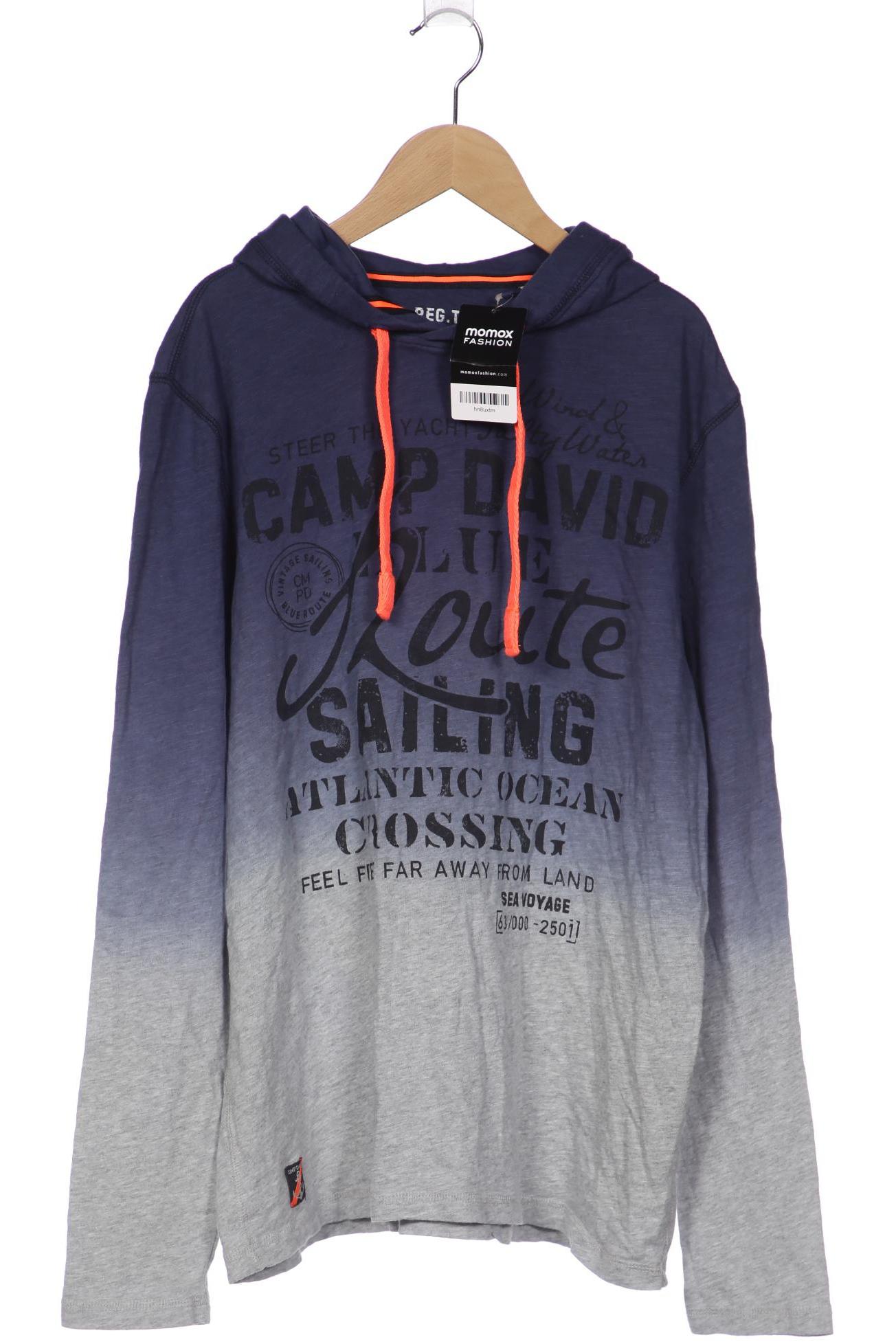 

Camp David Herren Kapuzenpullover, blau, Gr. 48