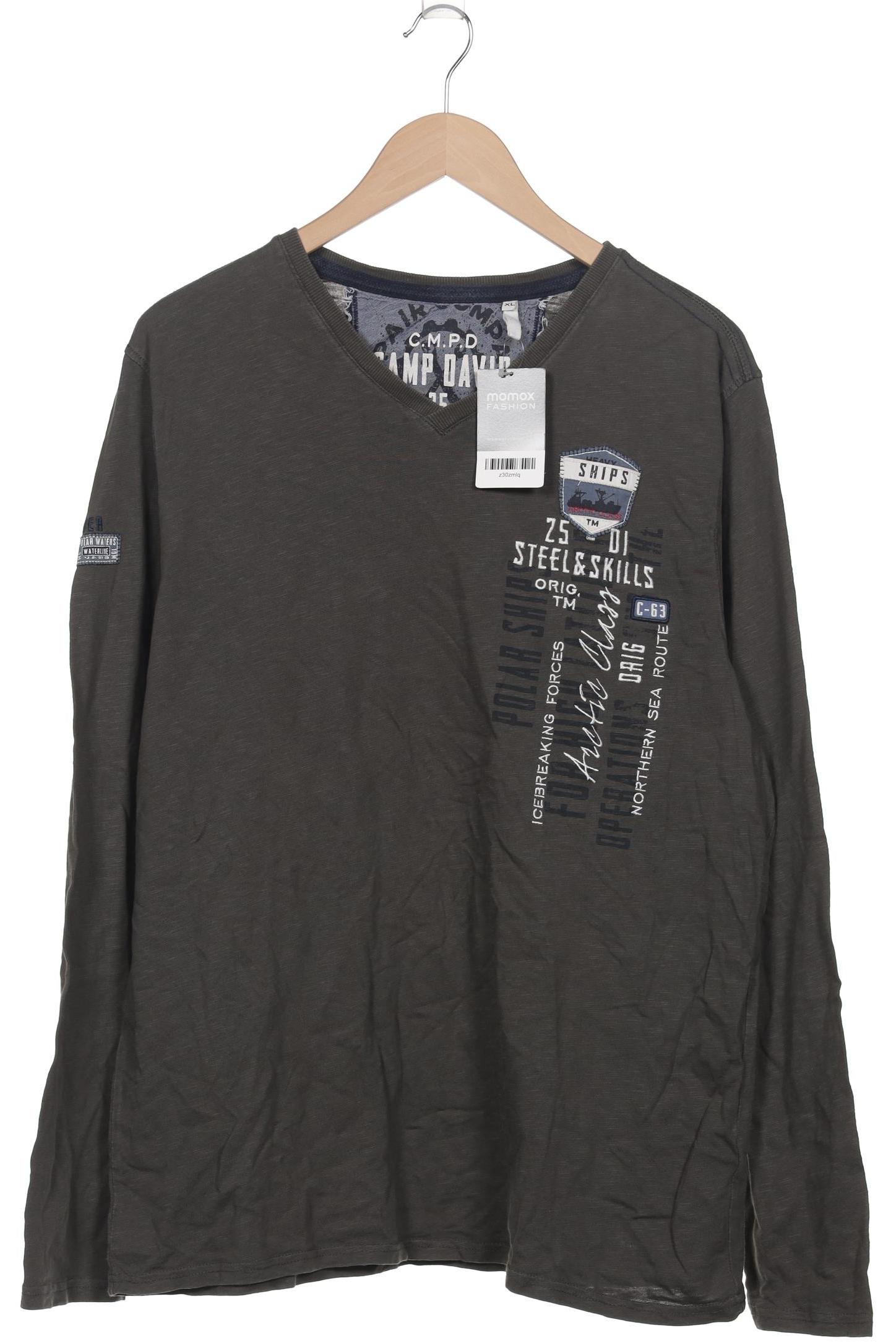 

Camp David Herren Langarmshirt, grün, Gr. 54