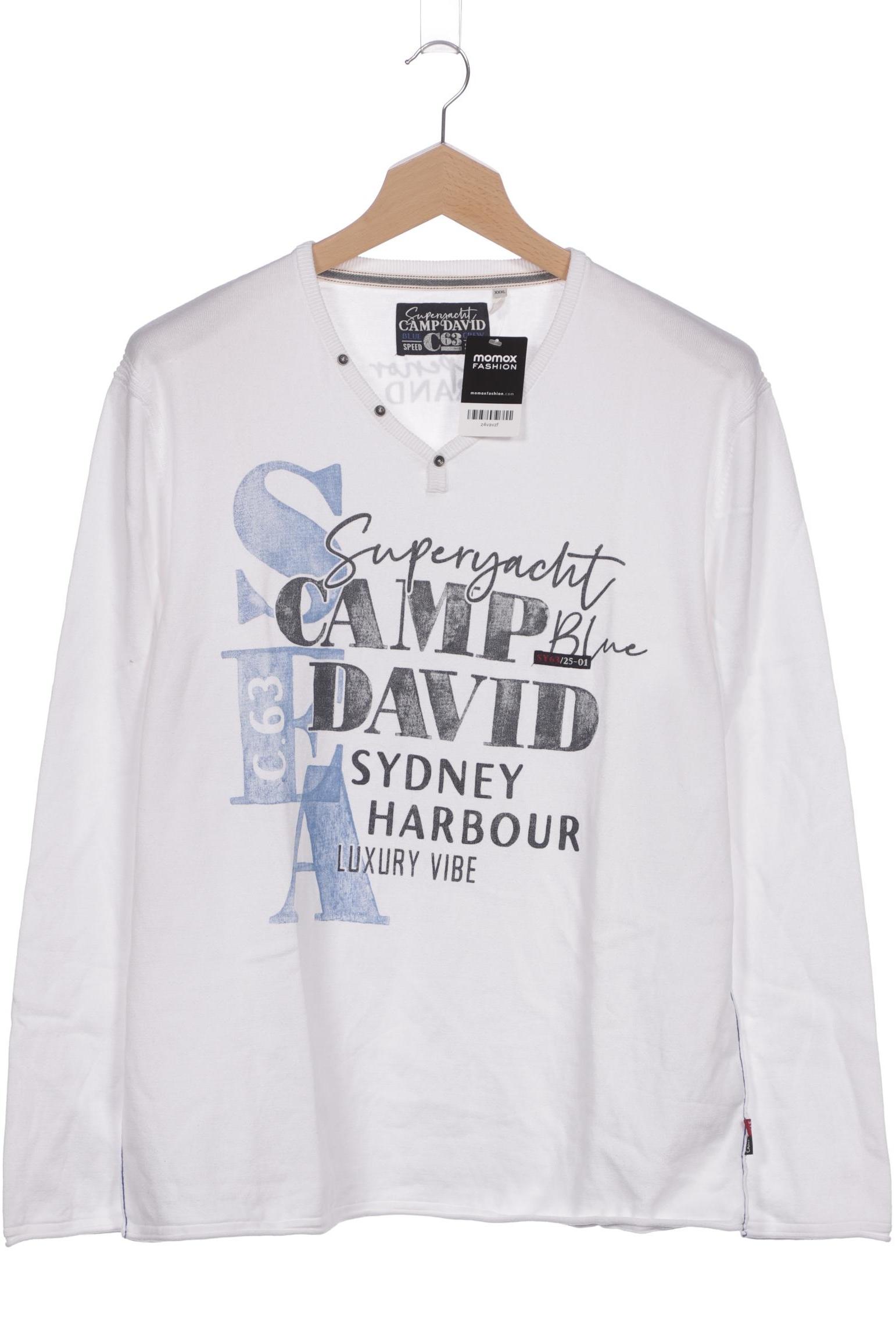 

Camp David Herren Pullover, weiß, Gr. 58