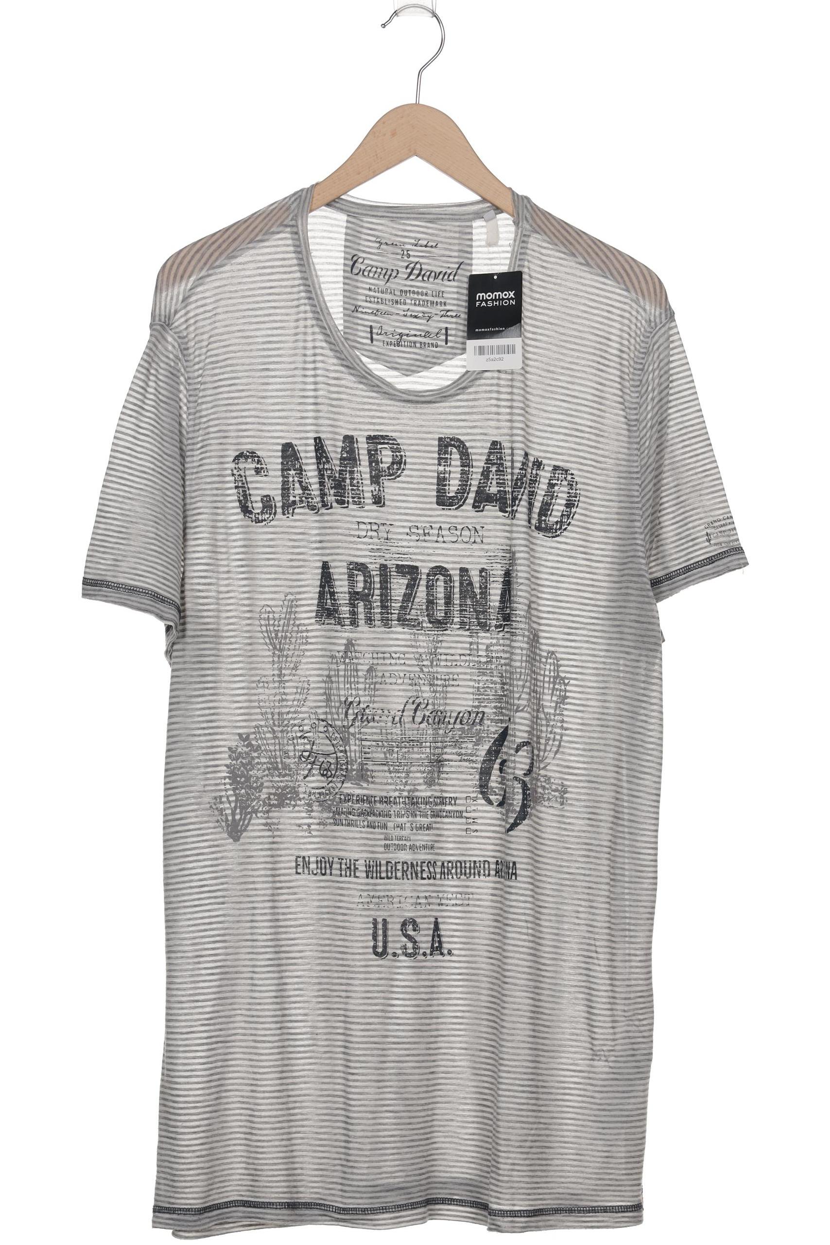 

Camp David Herren T-Shirt, grau, Gr. 56