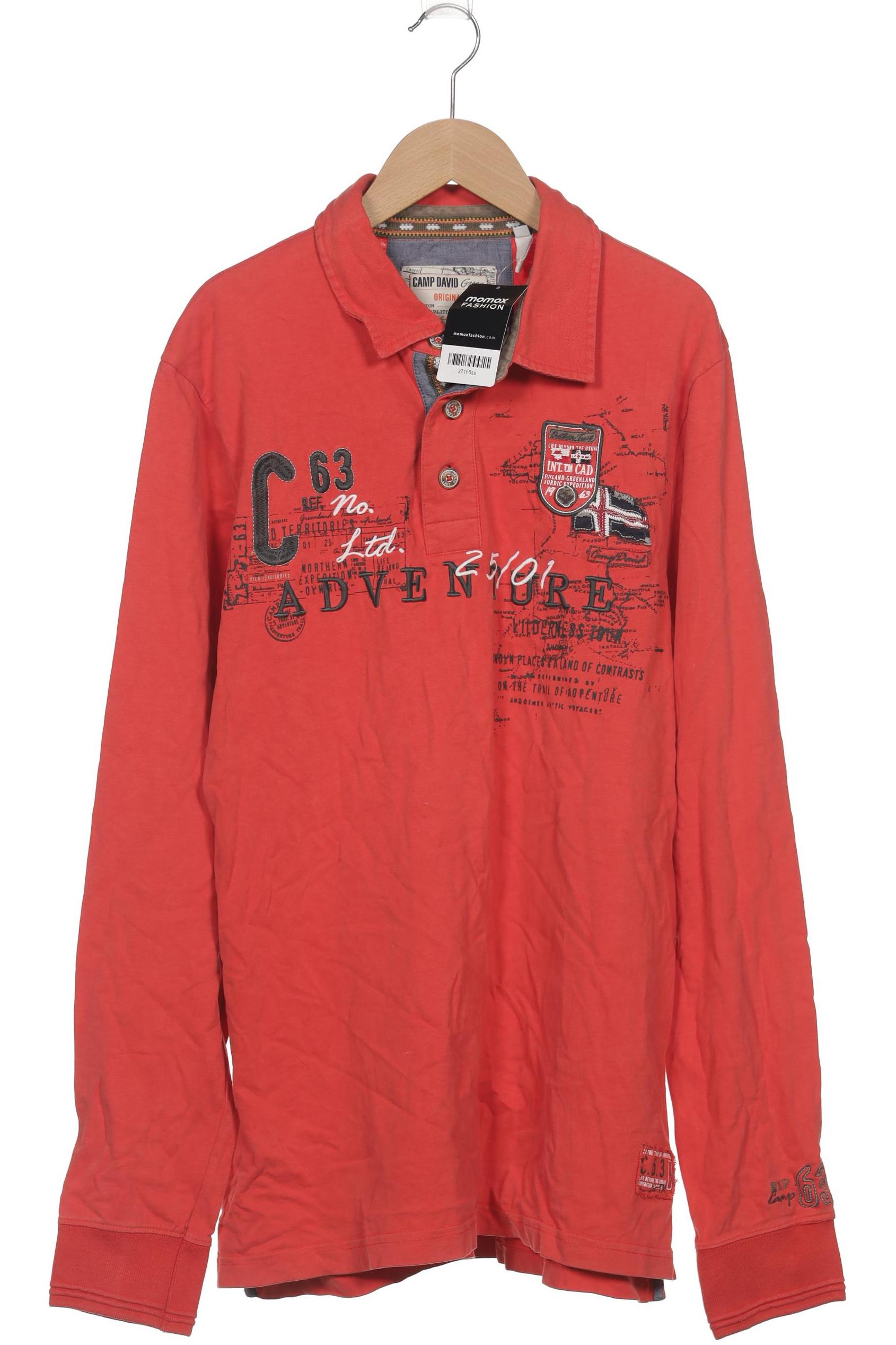 

Camp David Herren Poloshirt, rot, Gr. 52