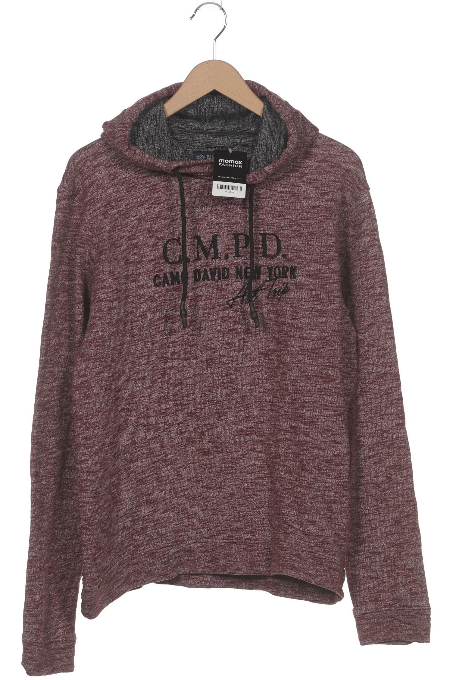 

Camp David Herren Kapuzenpullover, bordeaux, Gr. 52