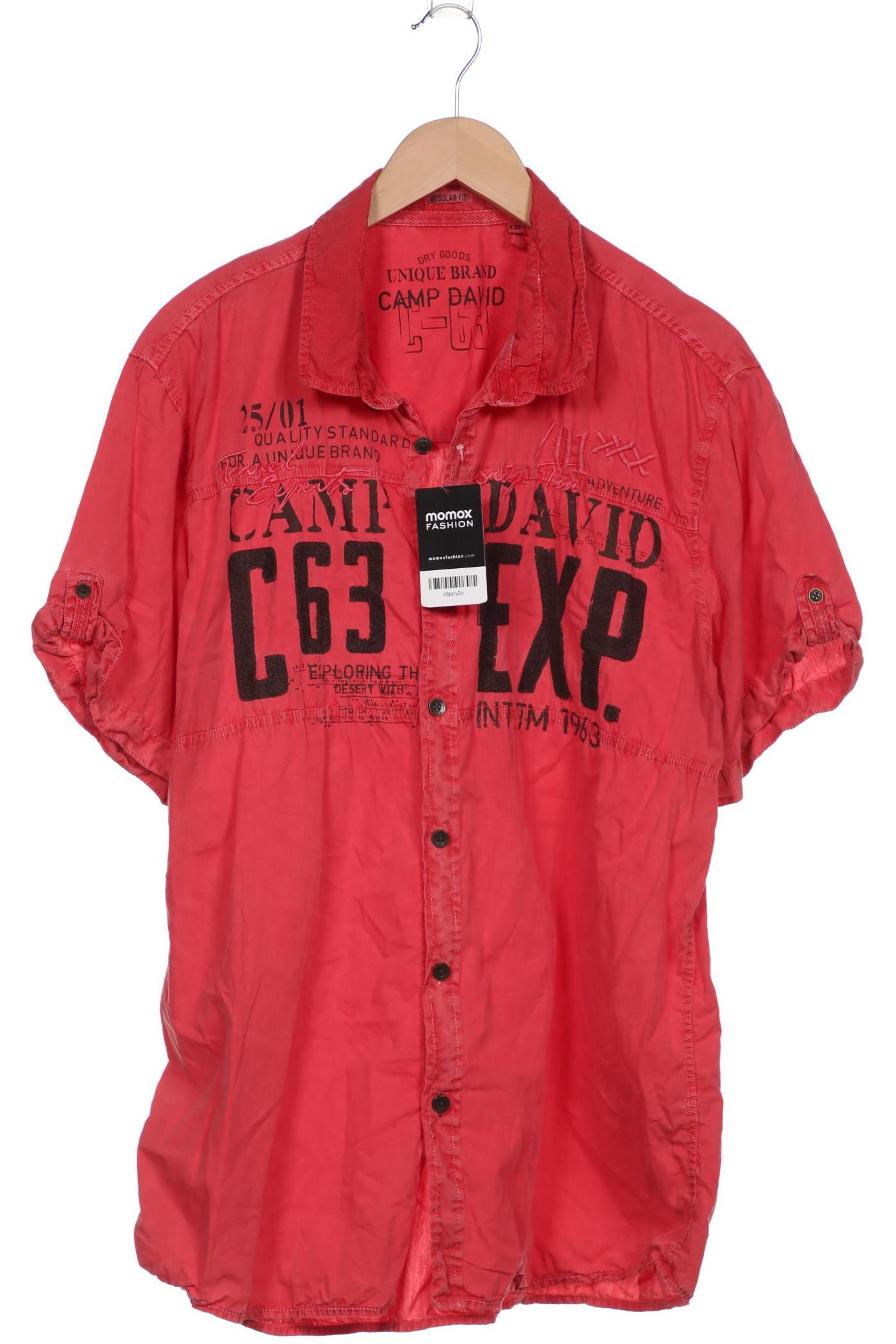 

Camp David Herren Hemd, rot