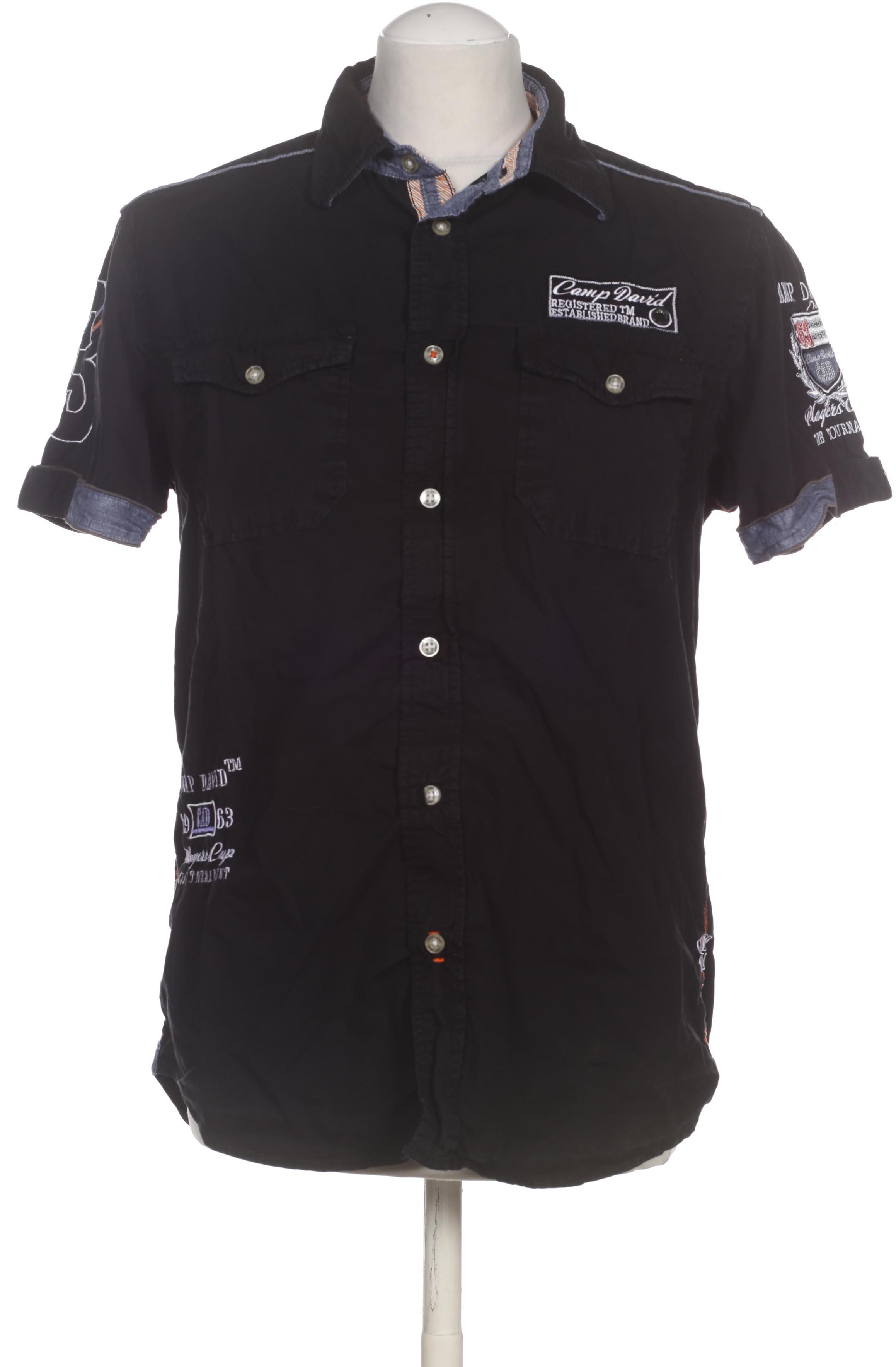 

Camp David Herren Hemd, schwarz, Gr. 48