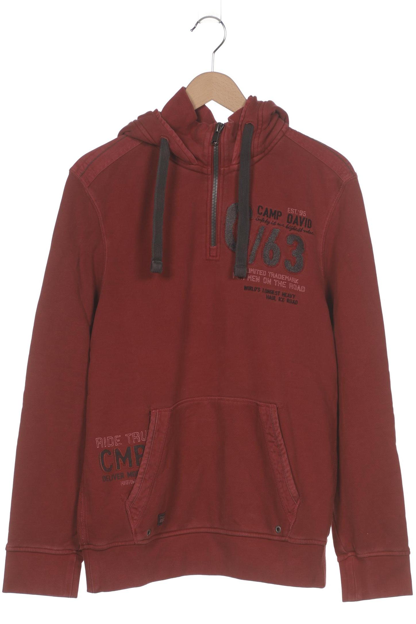 

Camp David Herren Kapuzenpullover, rot, Gr. 52