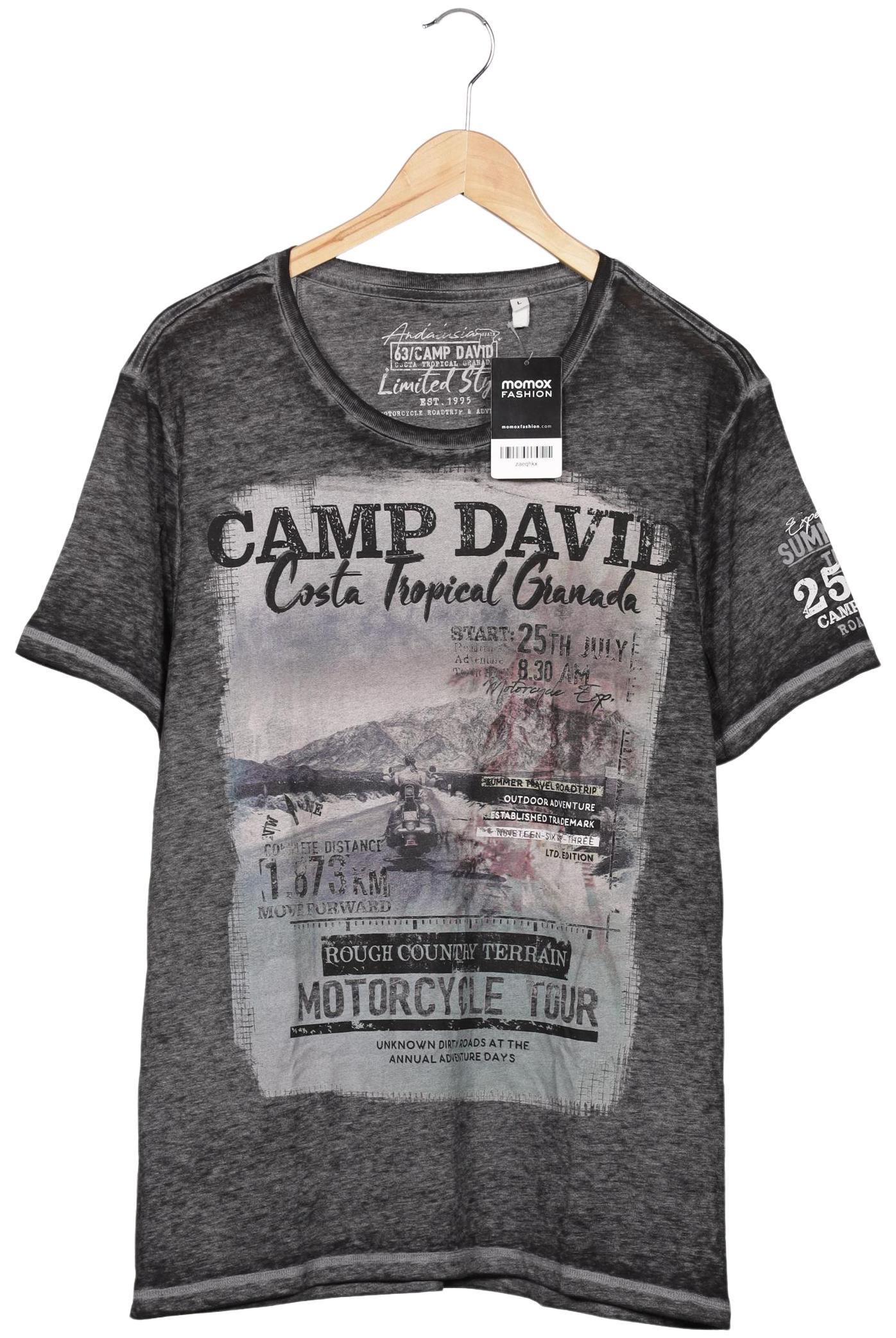 

Camp David Herren T-Shirt, grau, Gr. 52