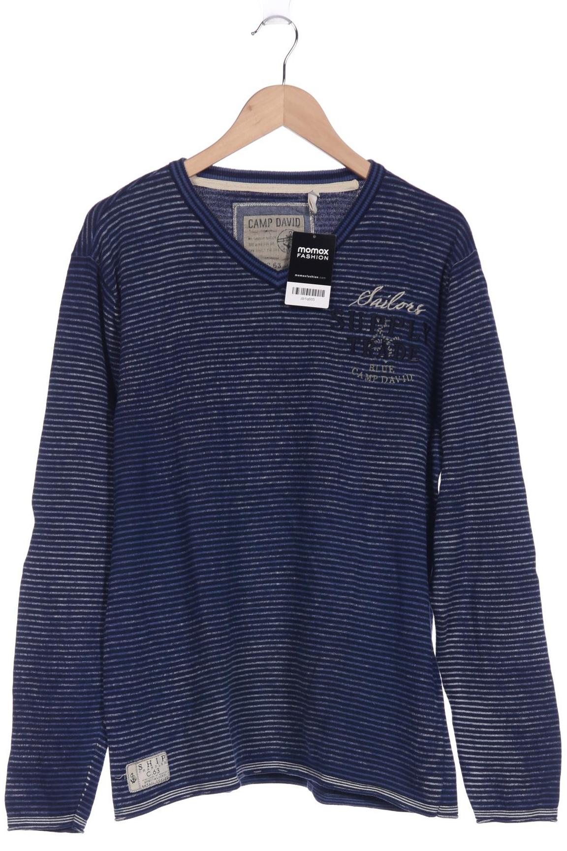 

Camp David Herren Pullover, blau, Gr. 54
