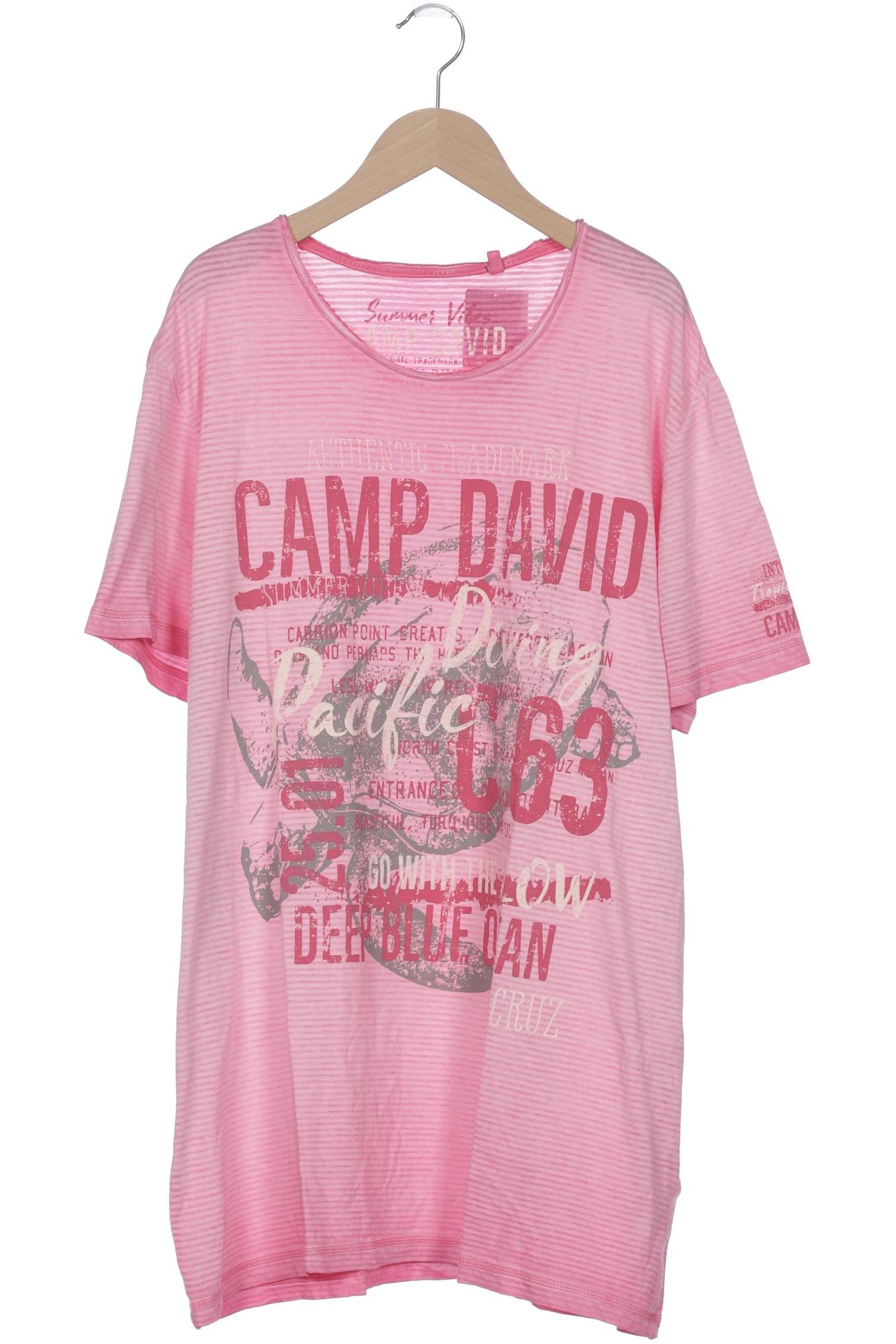 

Camp David Herren T-Shirt, pink, Gr. 56