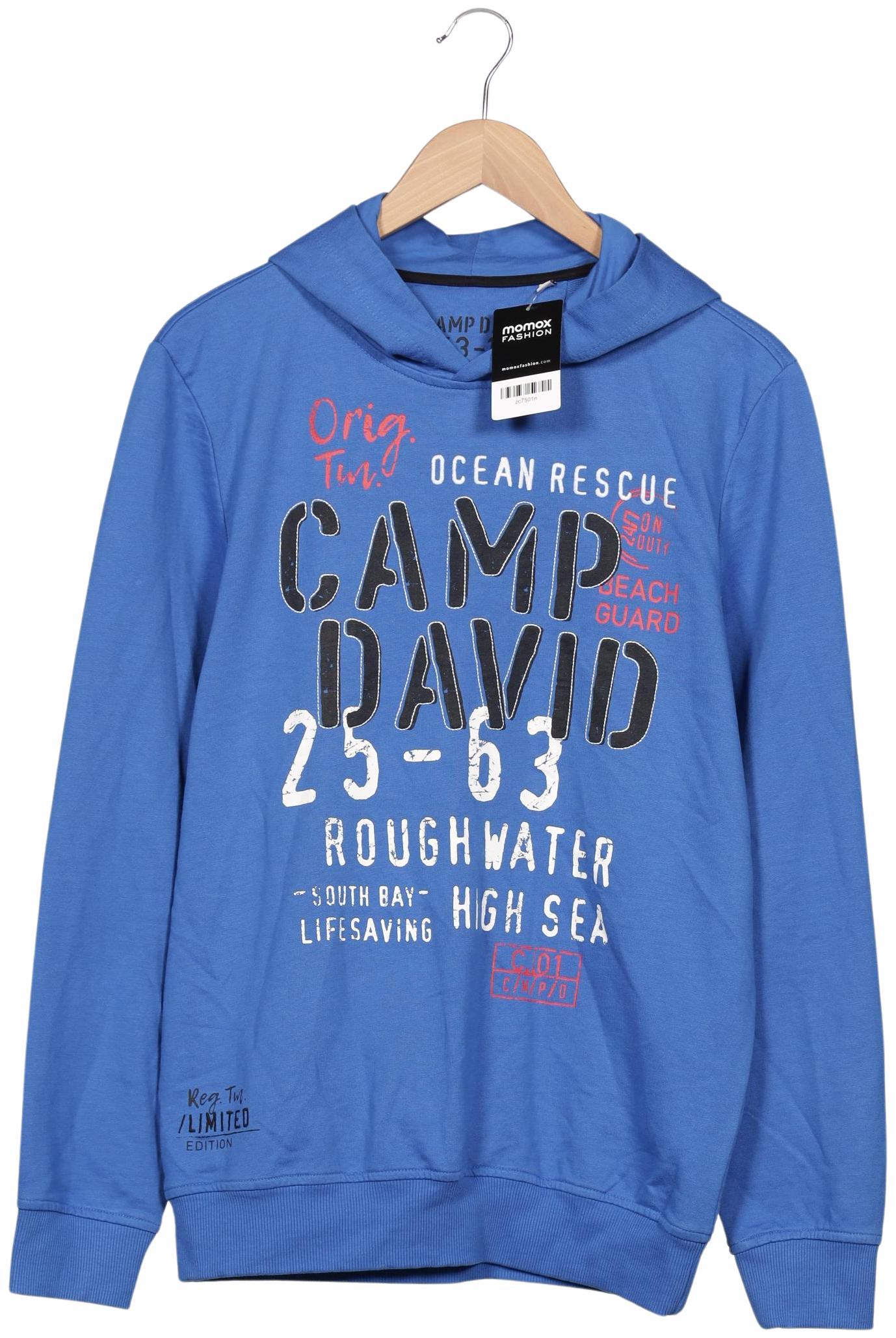 

Camp David Herren Kapuzenpullover, blau, Gr. 48