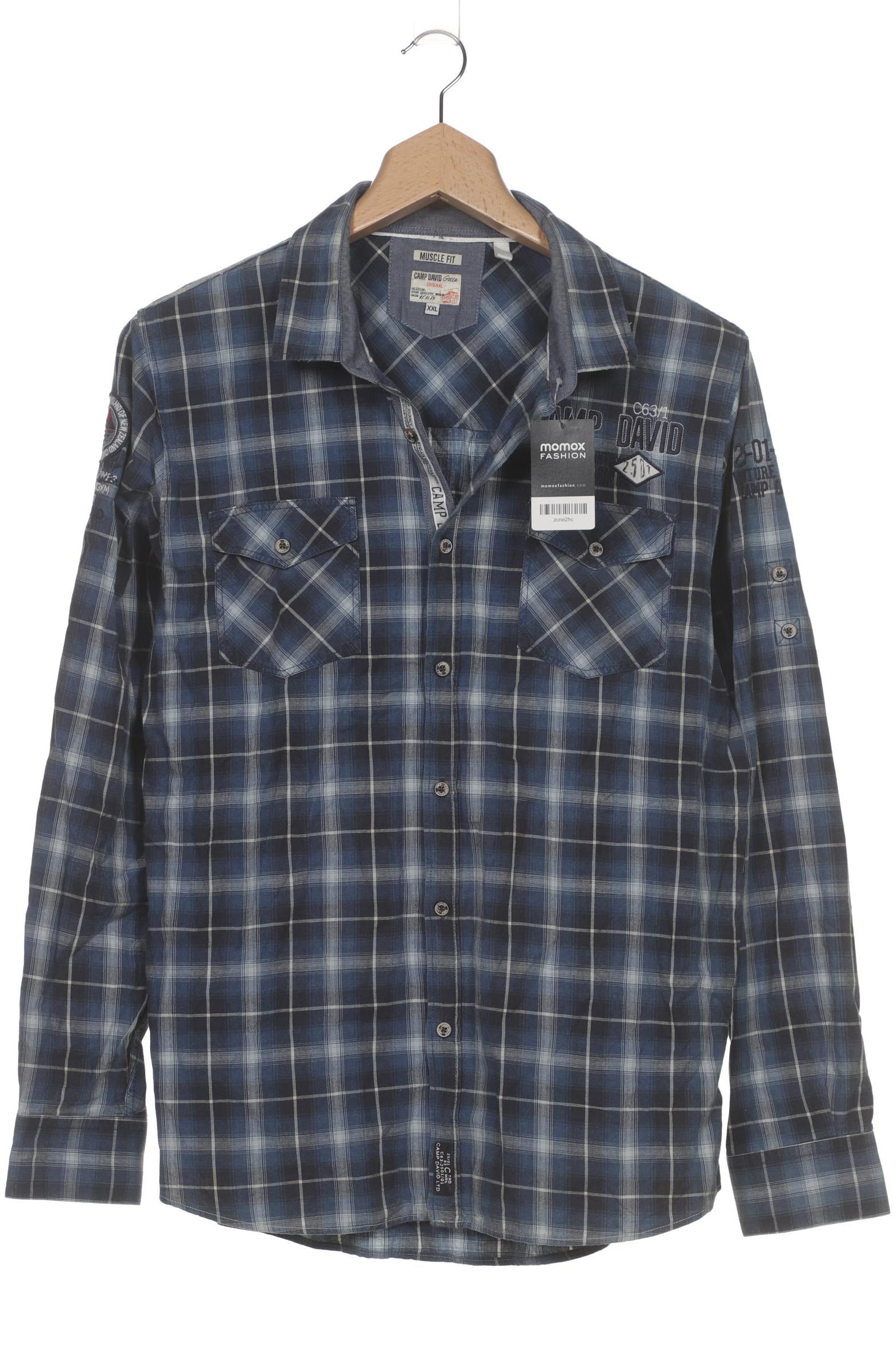 

Camp David Herren Hemd, blau, Gr. 56