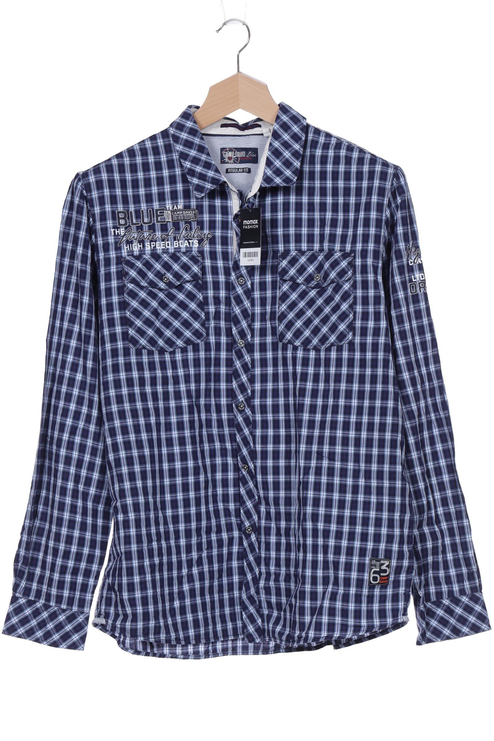 

Camp David Herren Hemd, marineblau, Gr. 56