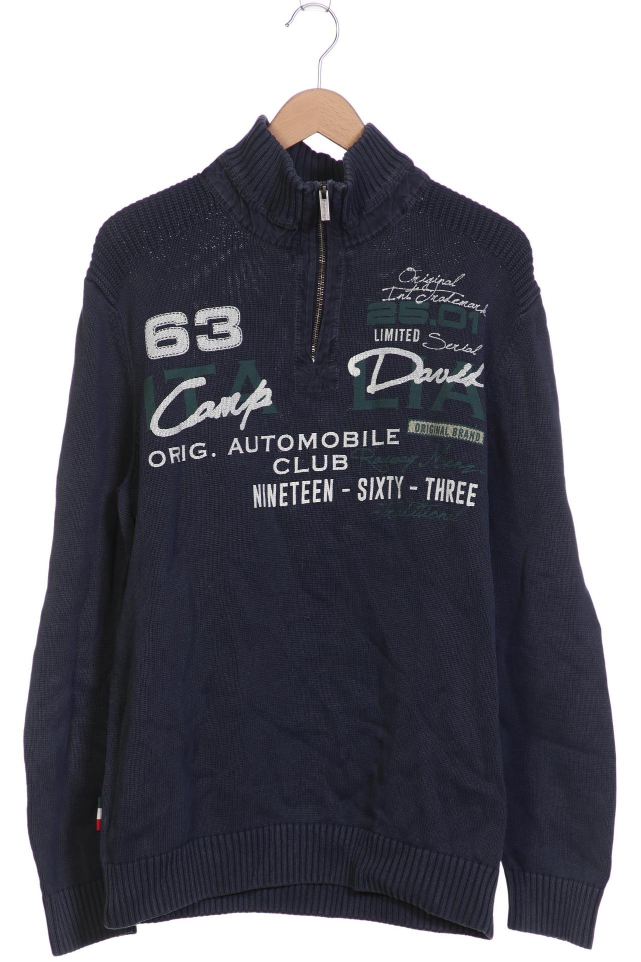 

Camp David Herren Pullover, blau