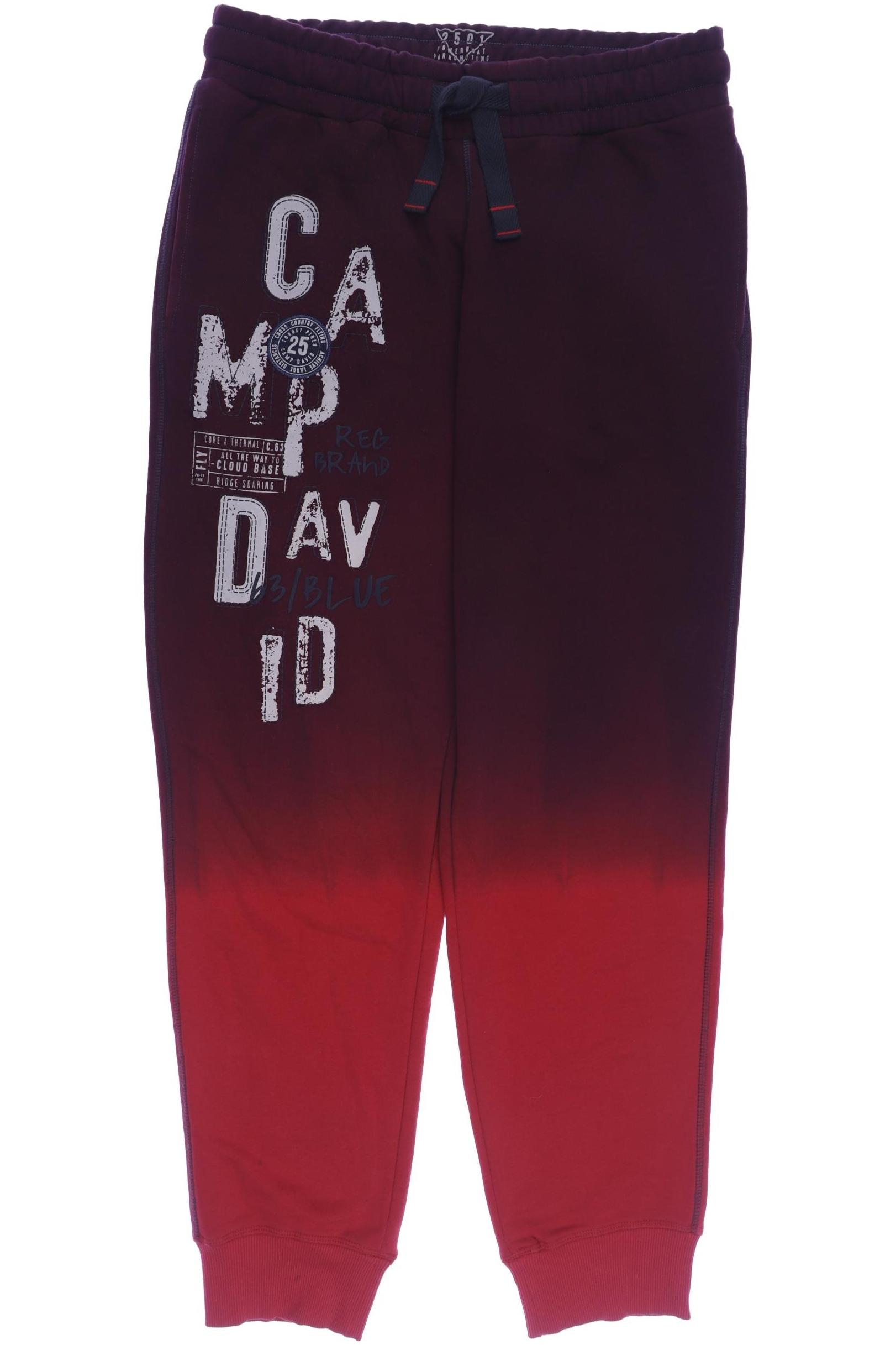

Camp David Herren Stoffhose, rot, Gr. 0