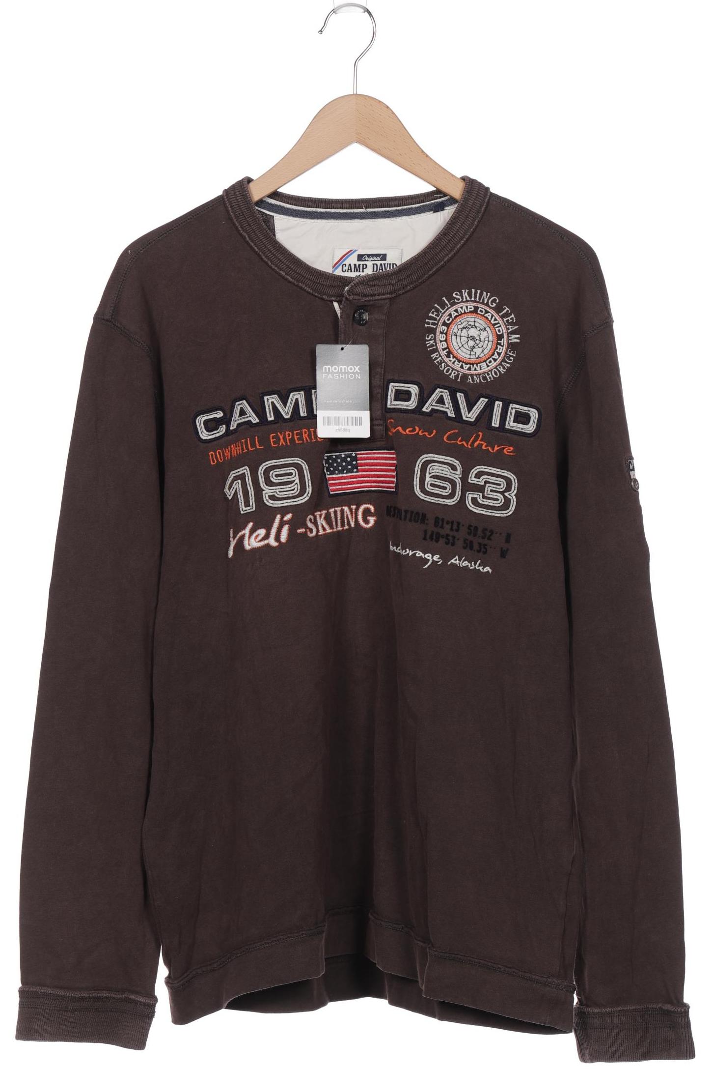 

Camp David Herren Sweatshirt, braun