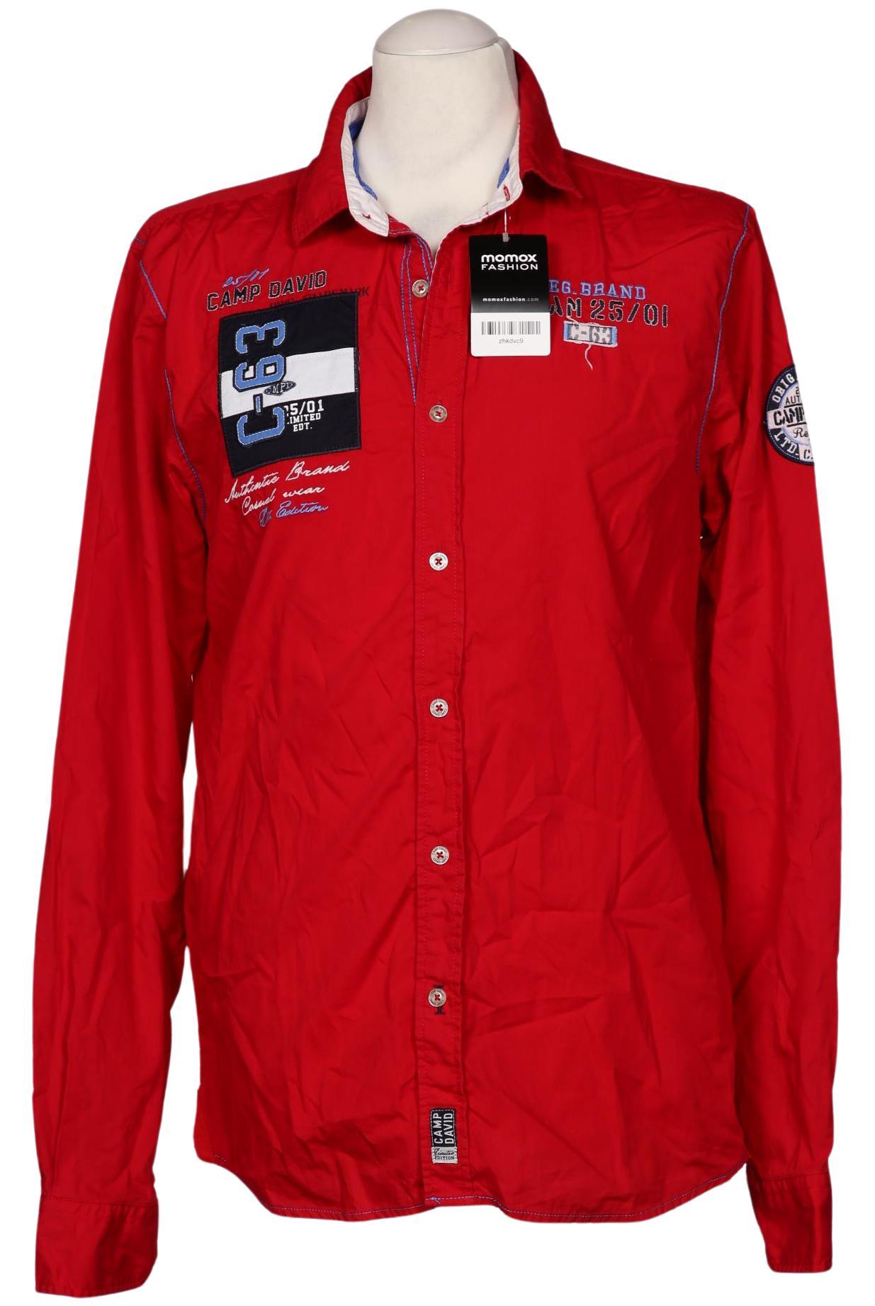 

Camp David Herren Hemd, rot, Gr. 48