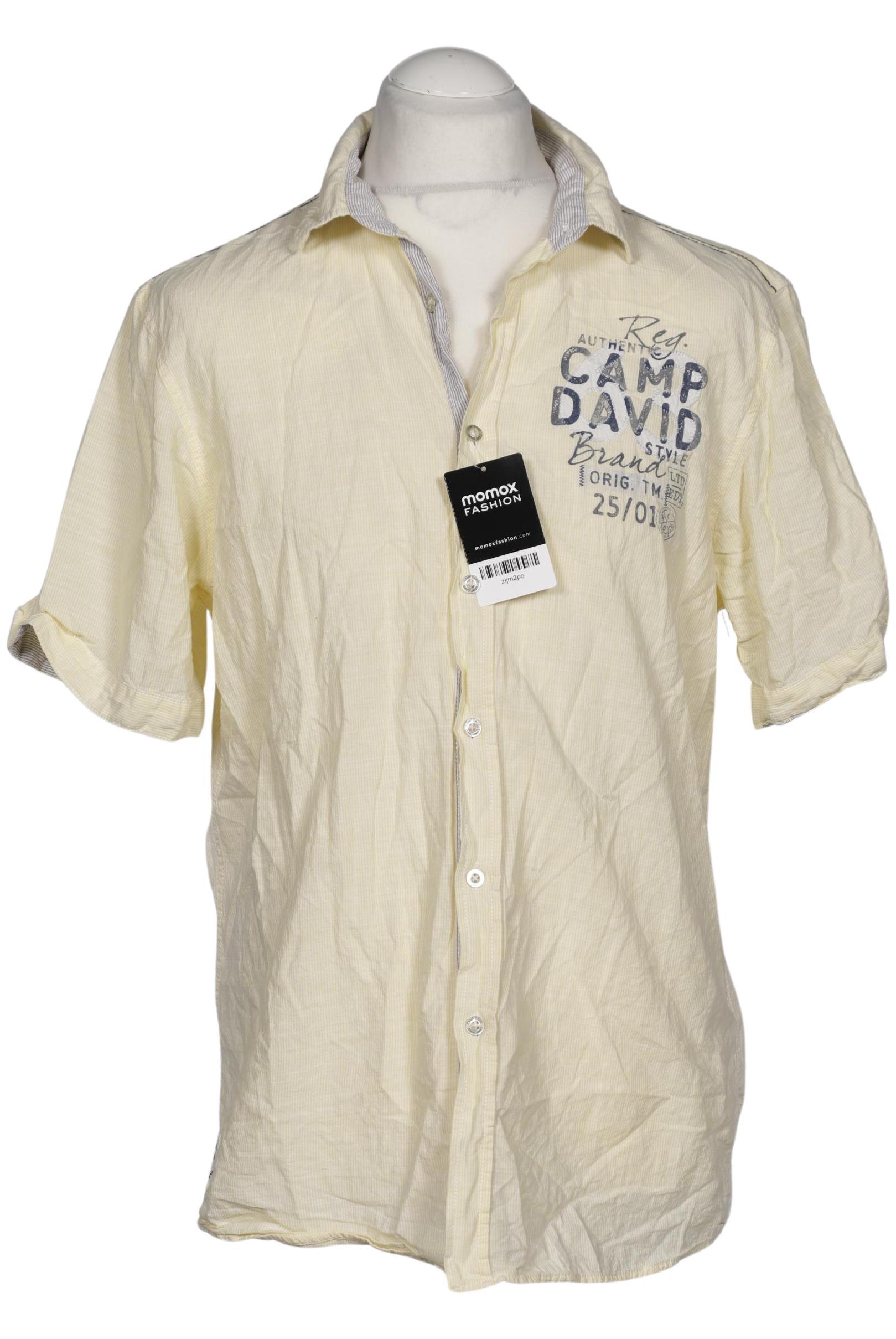 

Camp David Herren Hemd, gelb, Gr. 48