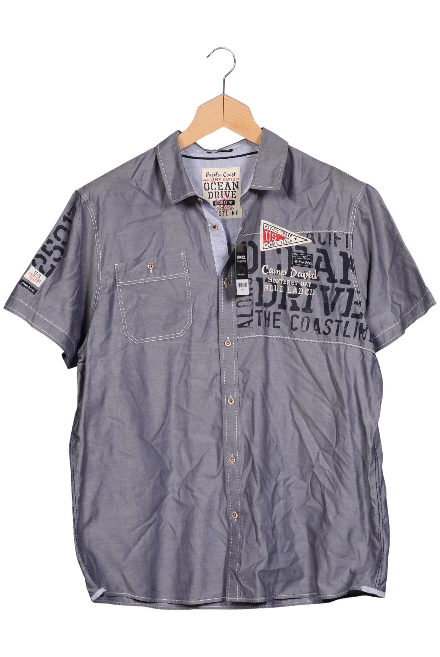 Thumbnail - Camp David Herren Hemd, grau, Gr. 58