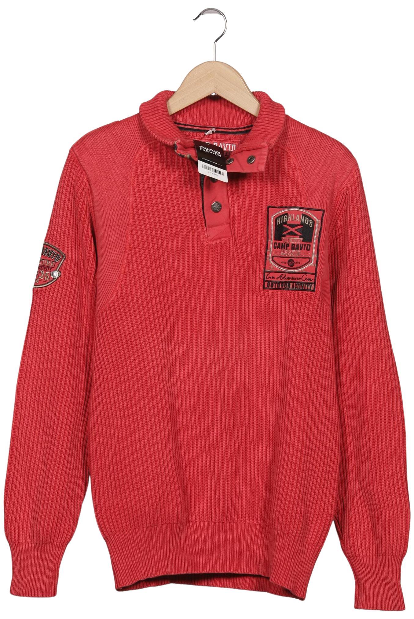 

Camp David Herren Pullover, rot, Gr. 52