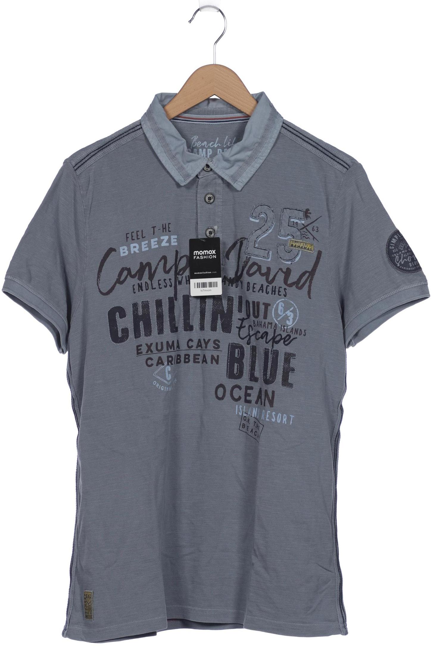 

Camp David Herren Poloshirt, blau