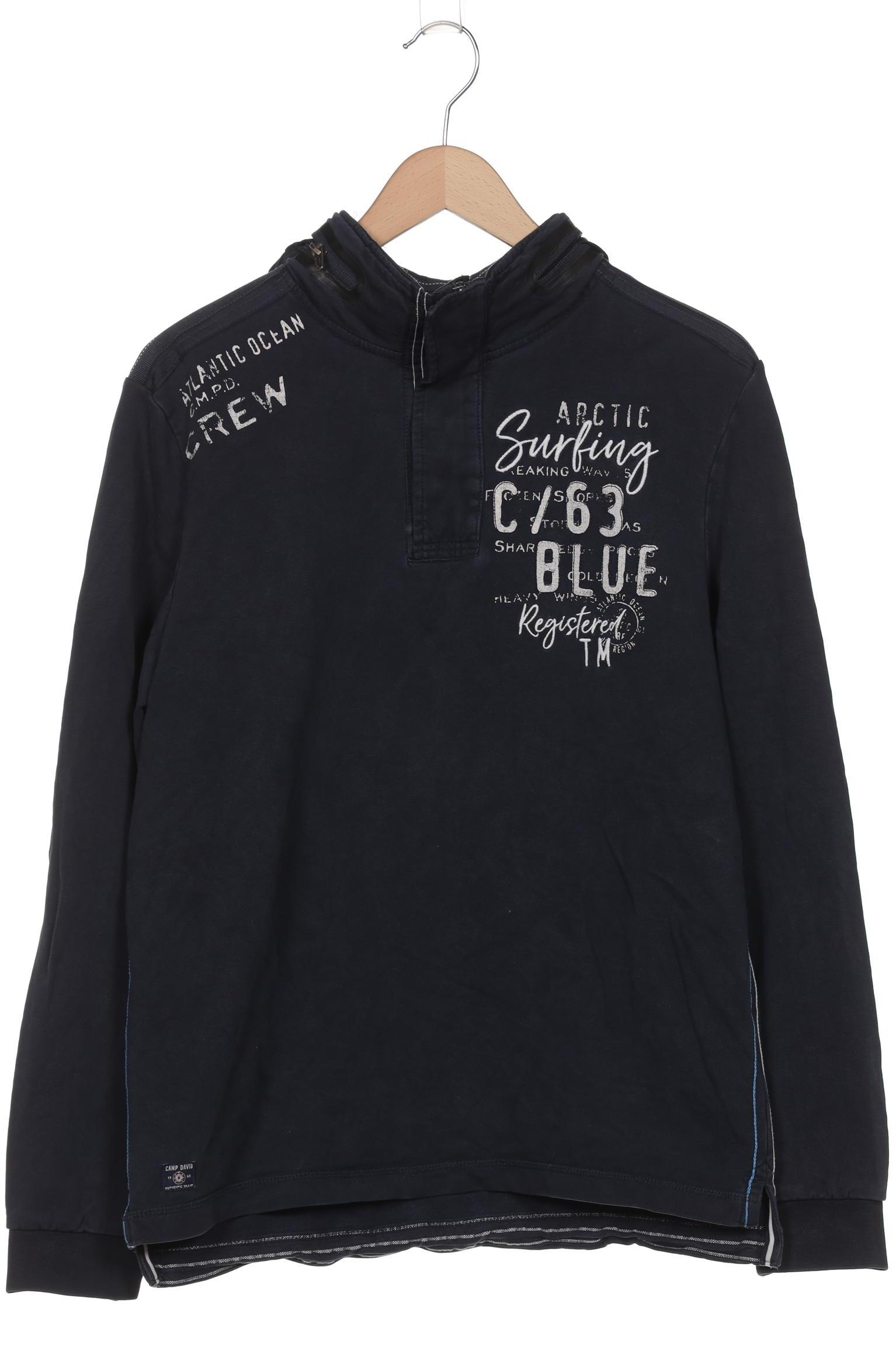 

Camp David Herren Sweatshirt, marineblau, Gr. 48