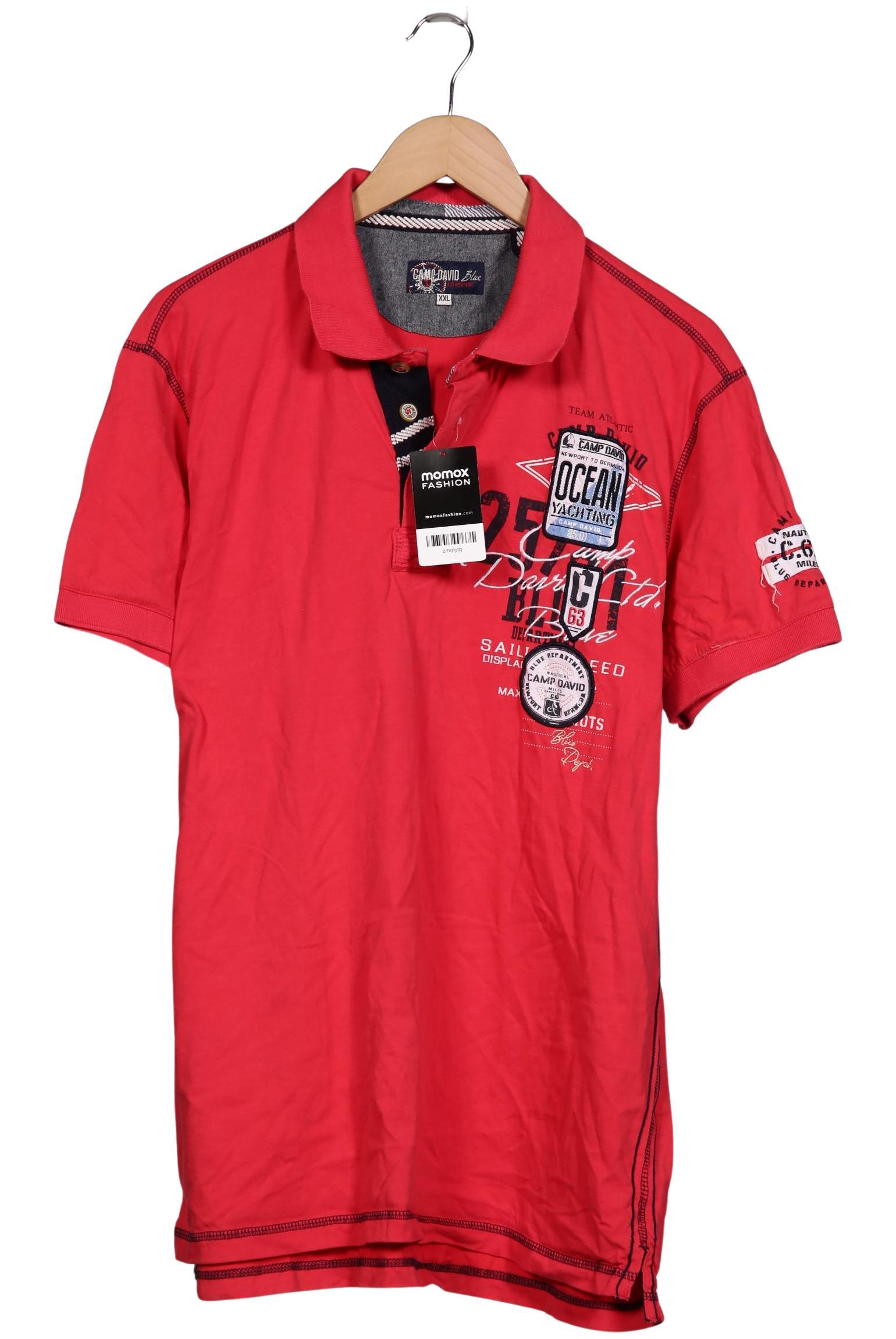 

Camp David Herren Poloshirt, rot, Gr. 56