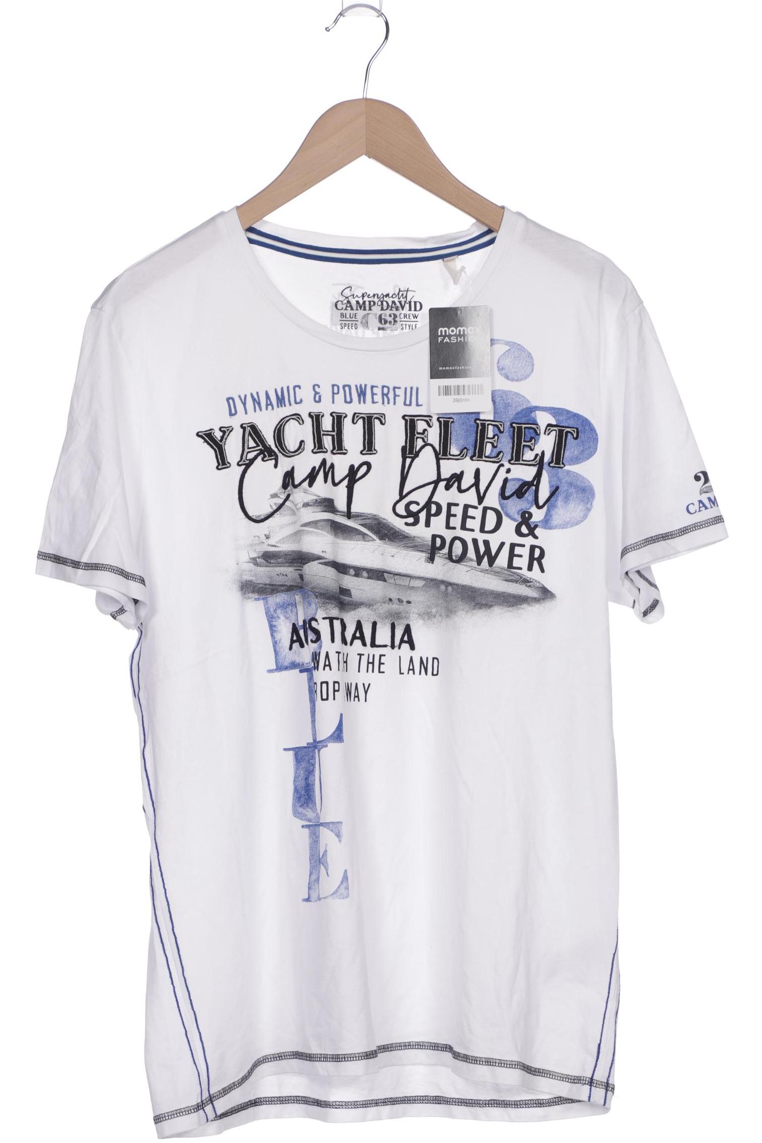 

Camp David Herren T-Shirt, weiß, Gr. 52