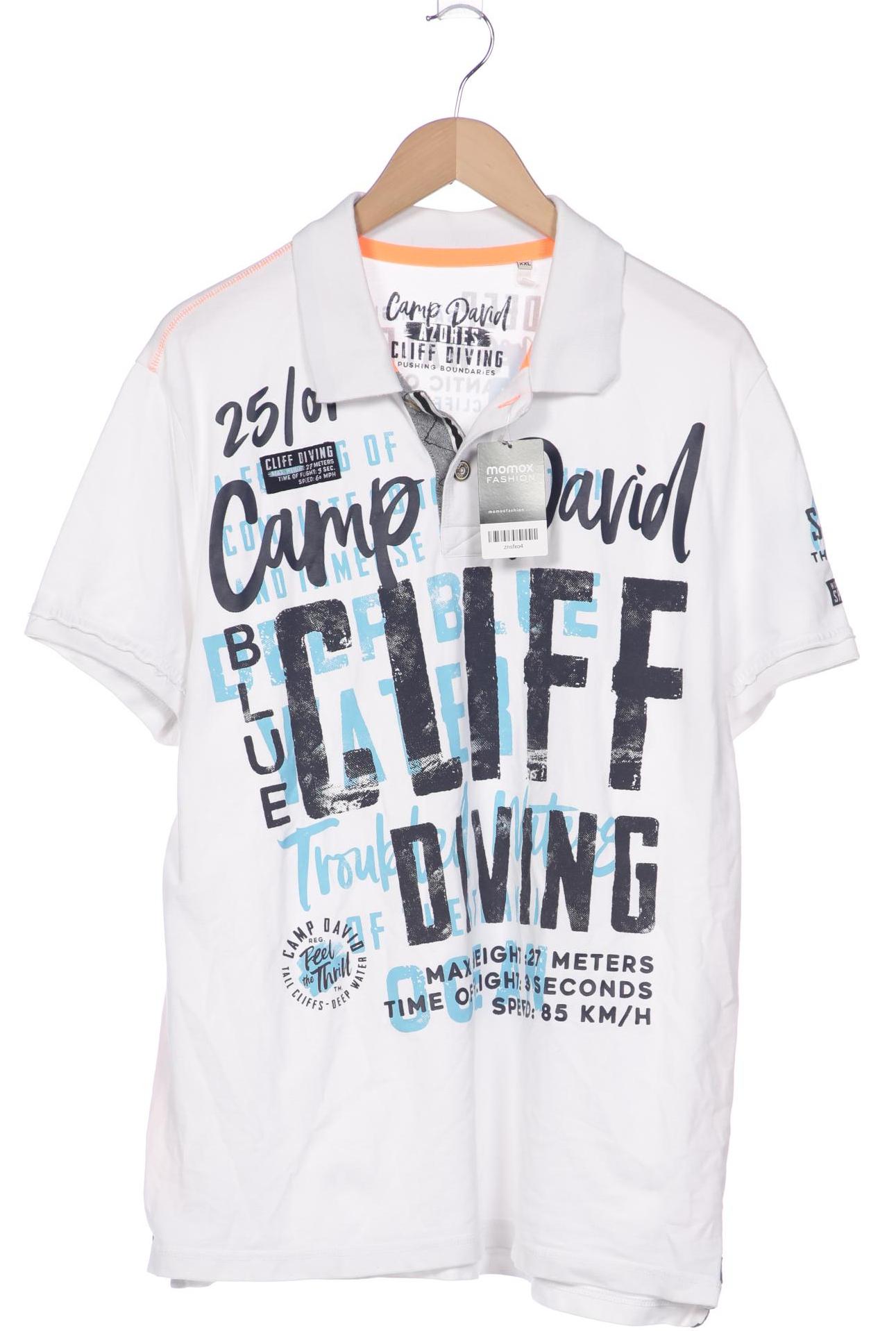 

Camp David Herren Poloshirt, weiß, Gr. 56