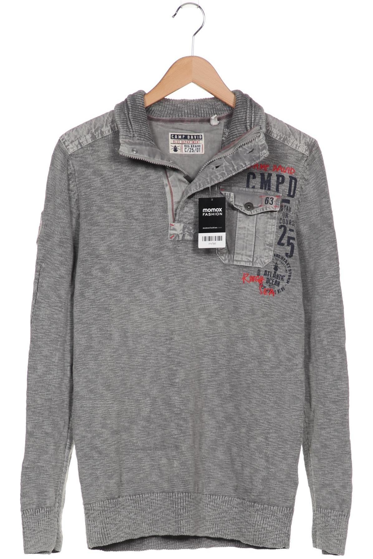 

Camp David Herren Pullover, grau