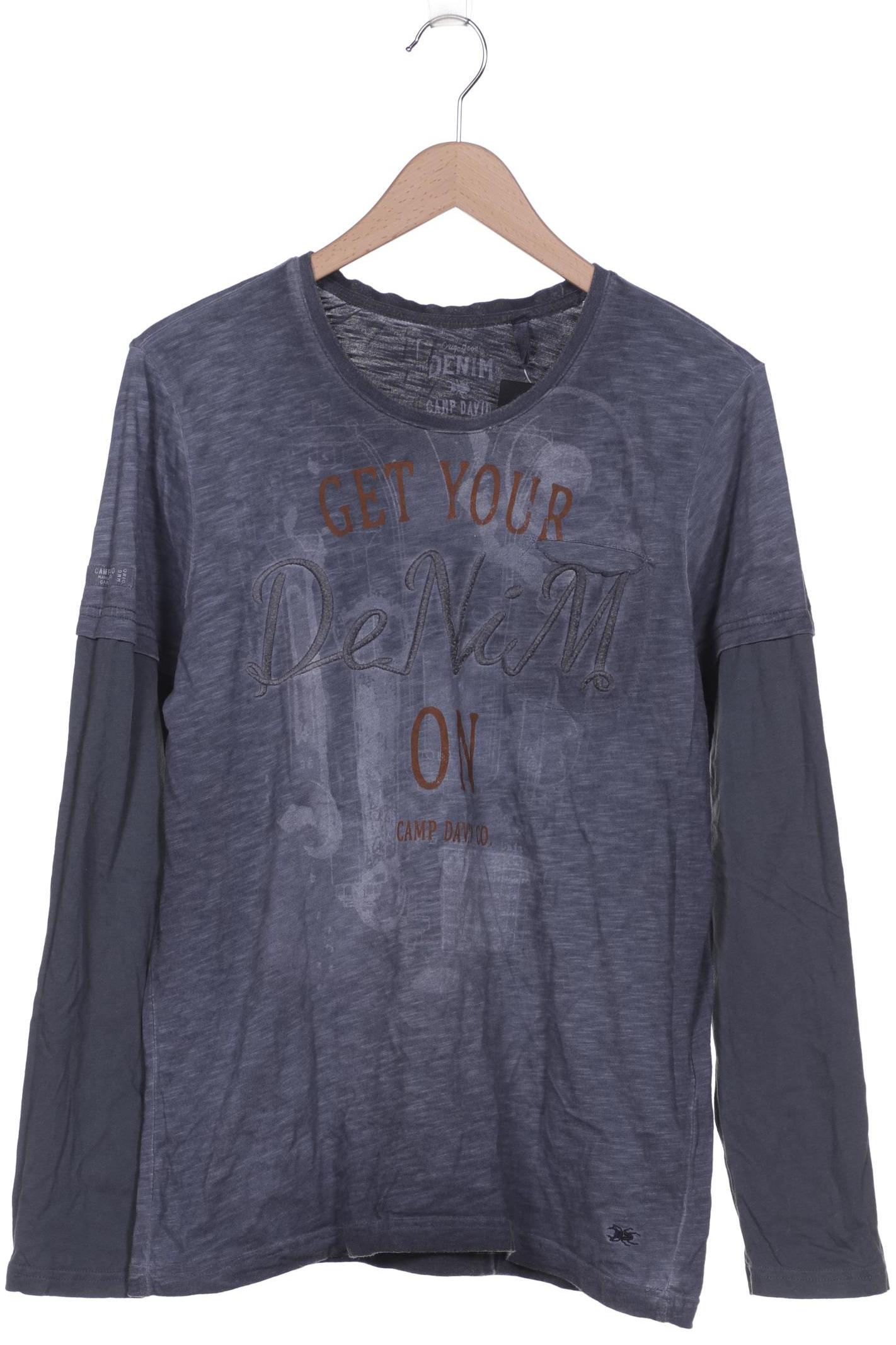 

Camp David Herren Langarmshirt, grau