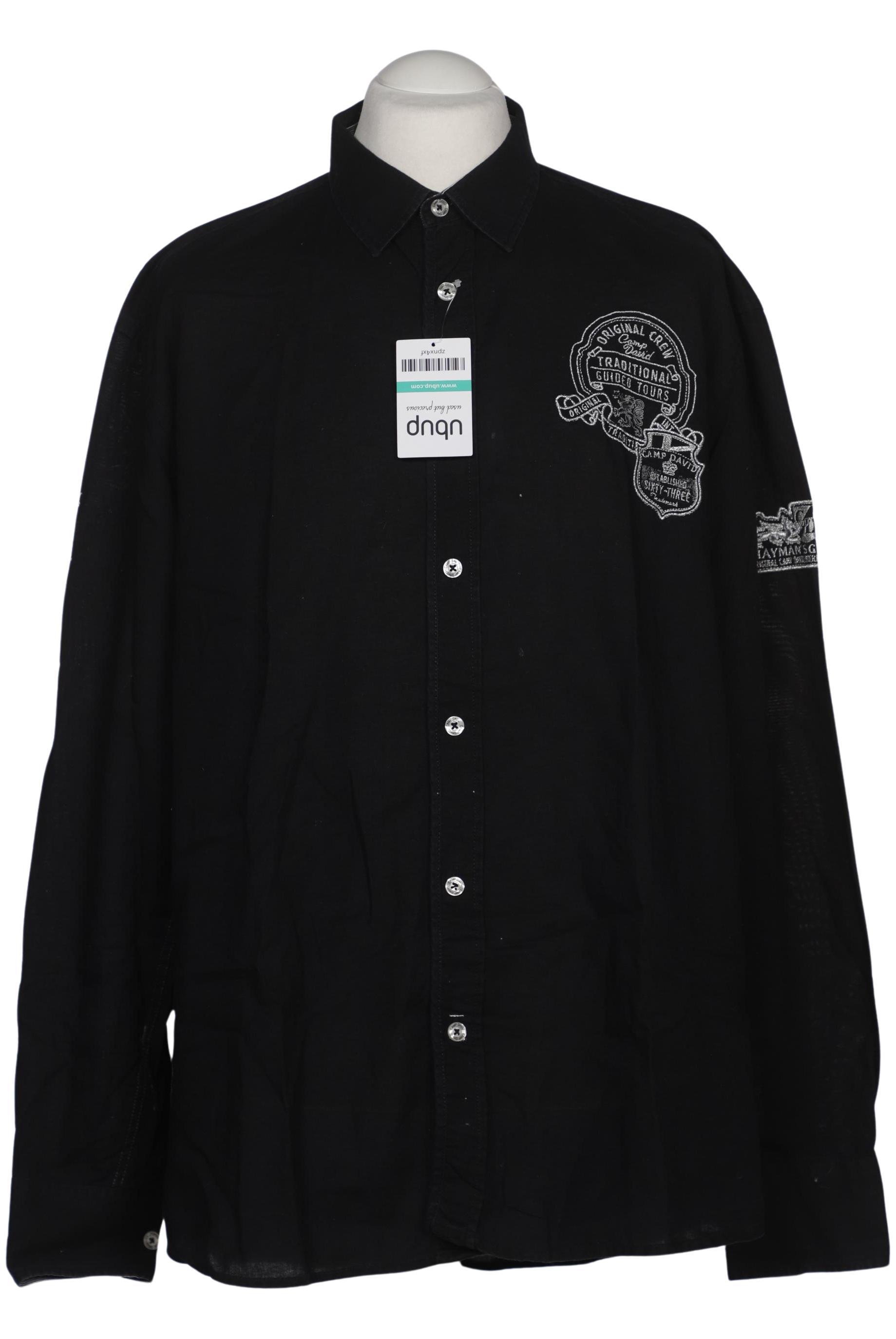 Thumbnail - Camp David Herren Hemd, schwarz, Gr. 56