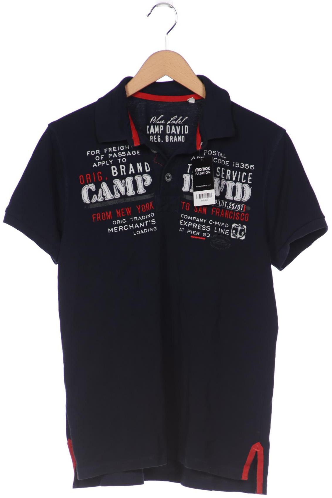 

Camp David Herren Poloshirt, marineblau, Gr. 48