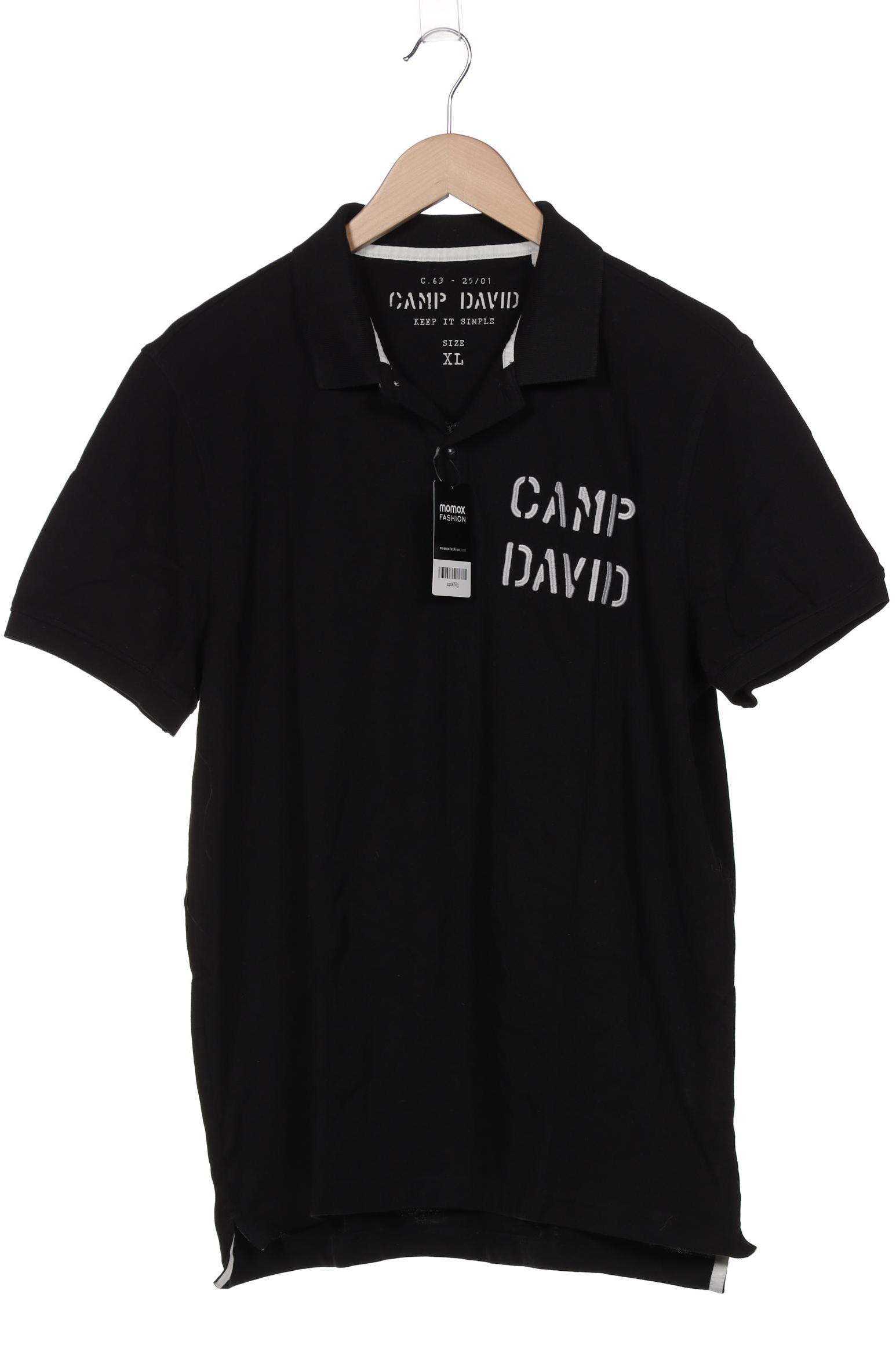 

Camp David Herren Poloshirt, schwarz