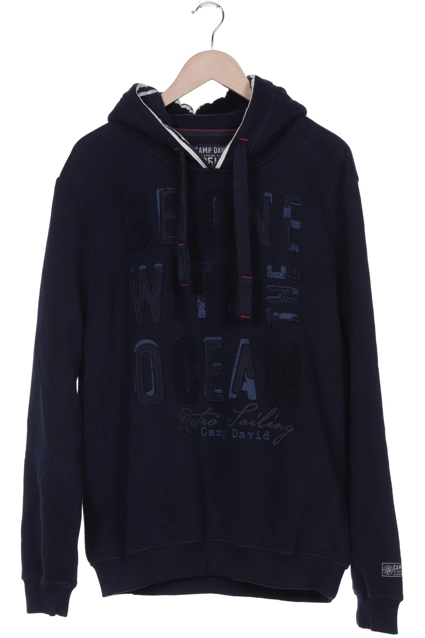 

Camp David Herren Kapuzenpullover, marineblau, Gr. 54