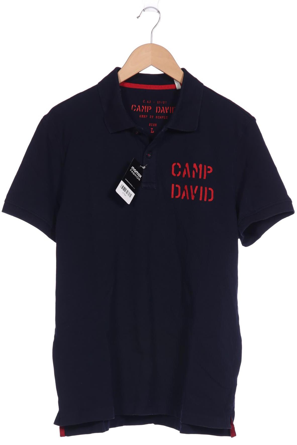 

Camp David Herren Poloshirt, marineblau