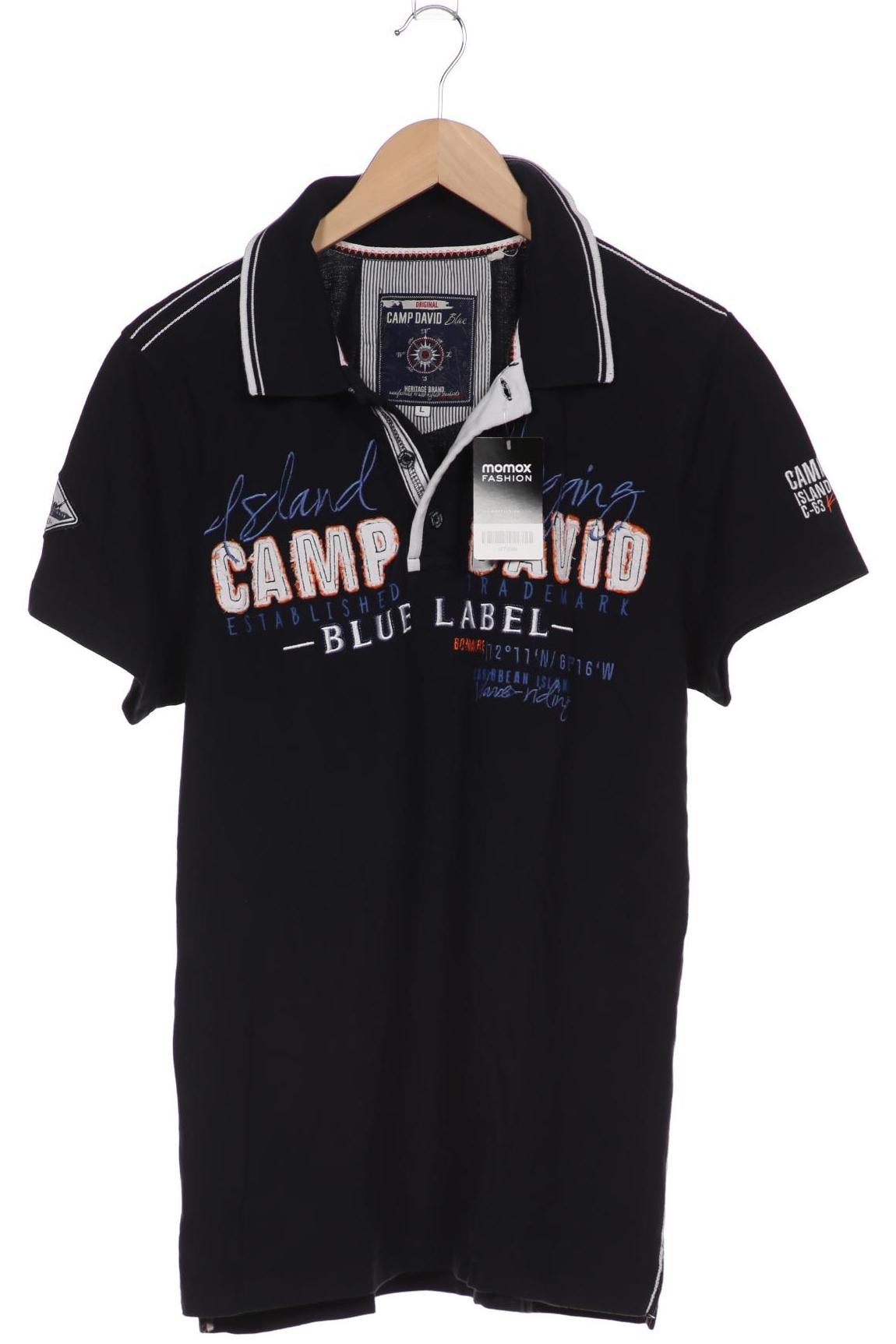 

Camp David Herren Poloshirt, marineblau